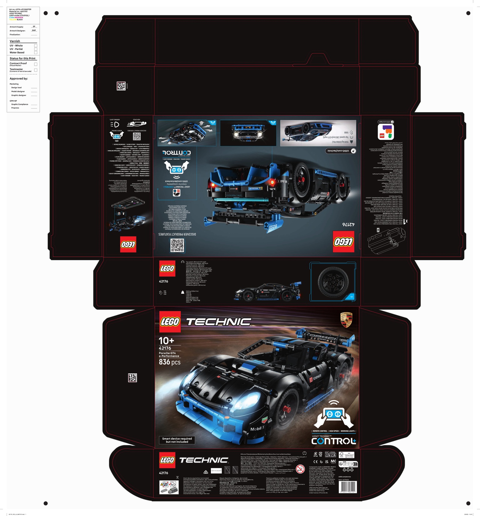 Lego Technic 42176 Porsche GT4 E-Performance Yarış Arabası