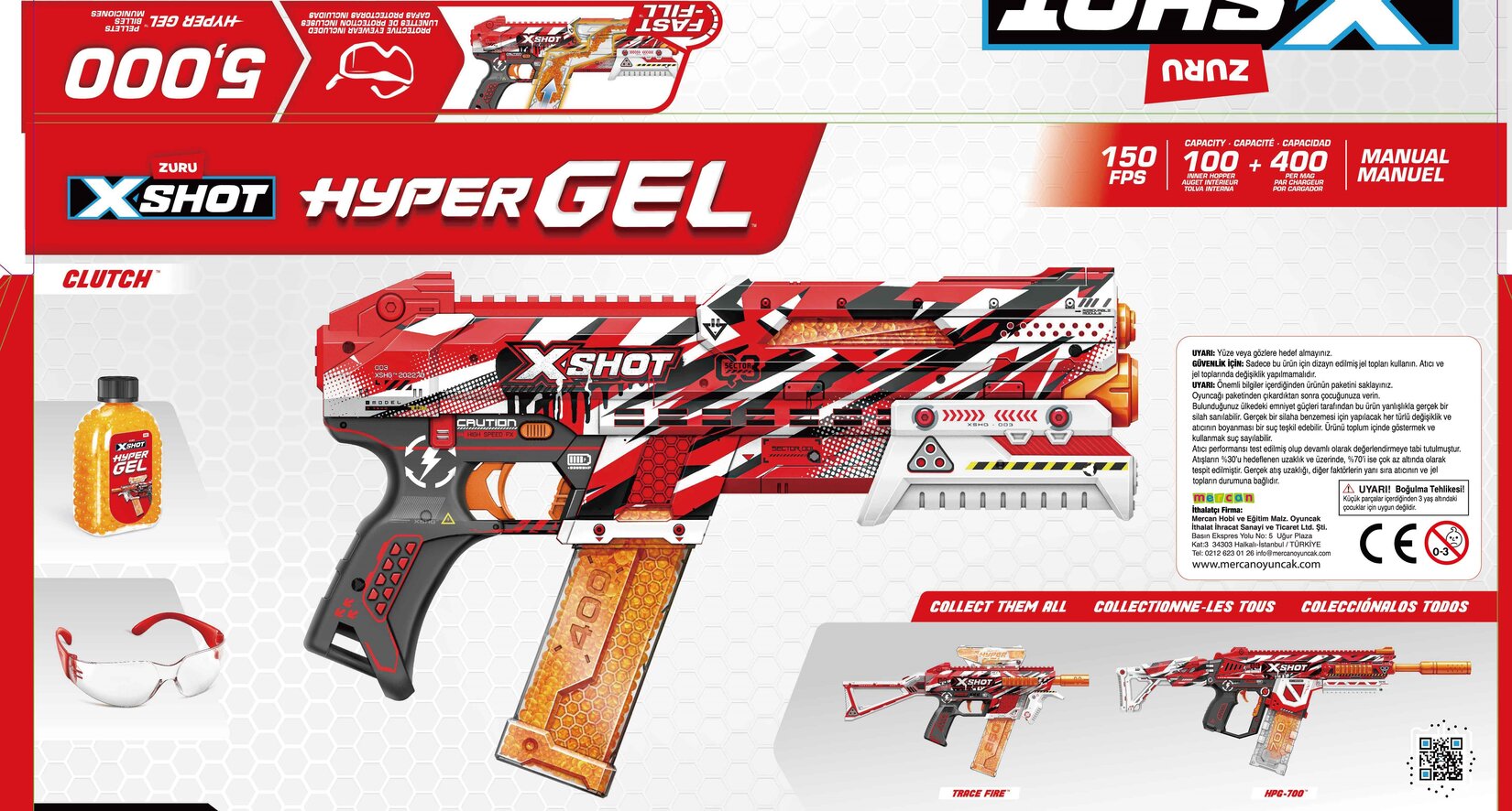 Zuru Xshot Hyper Gel Clutch Seri 1