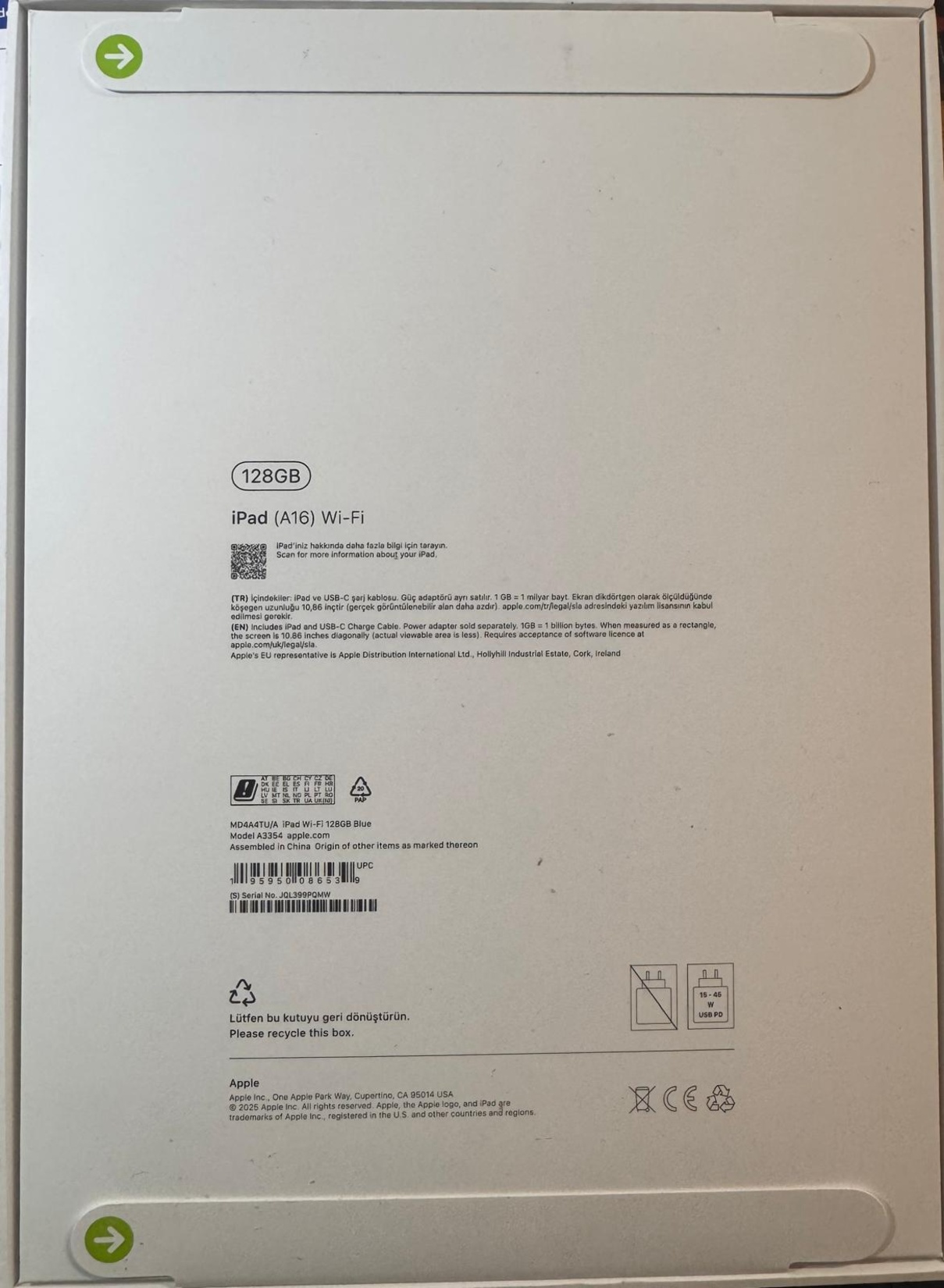 Apple iPad A16 11