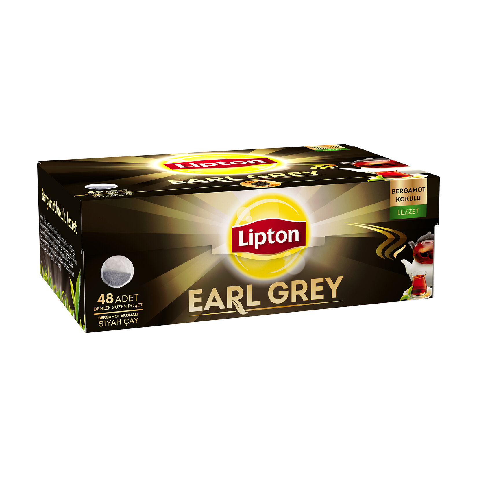 Lipton Earl Grey Demlik Poşet Çay 48'li 153 G - Görsel 2