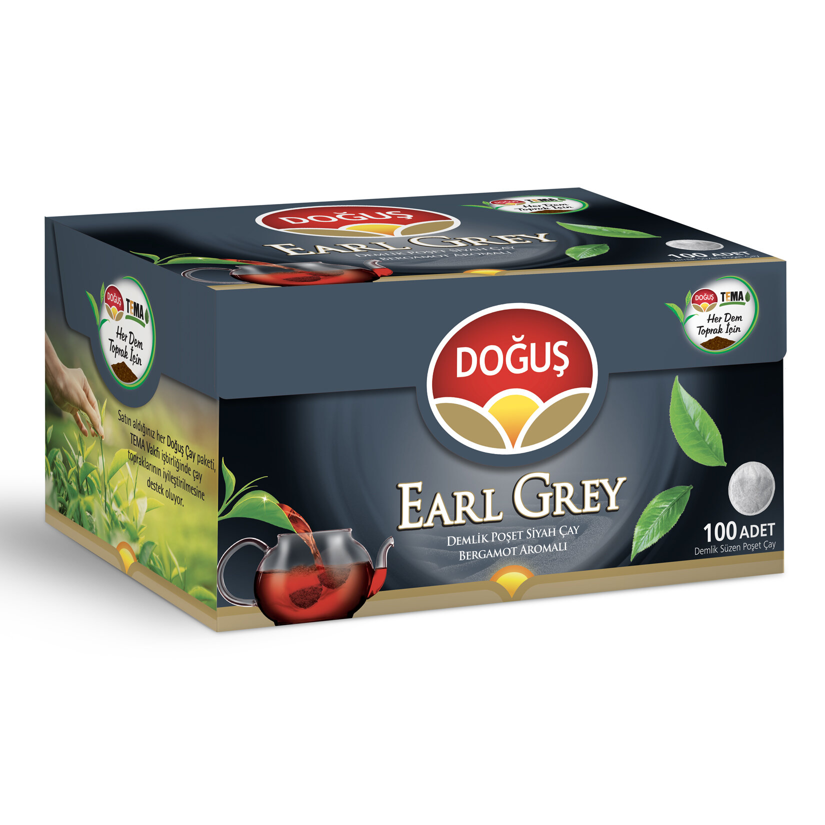 Doğuş Earl Grey Demlik Poşet Çay 100'lü 320 G