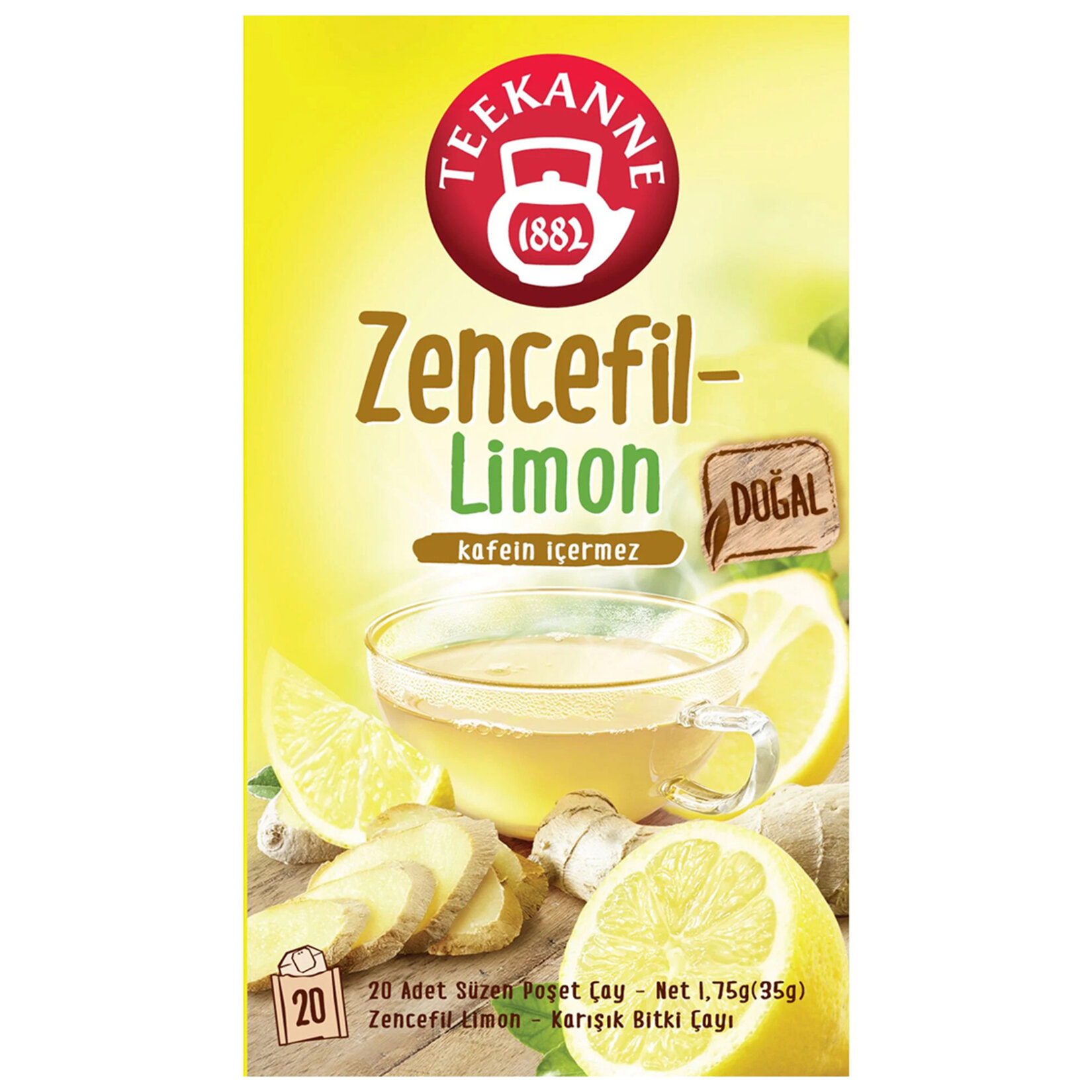 Teekanne Zencefil Limon Karışık Bitki Çayı 20'li 35 G
