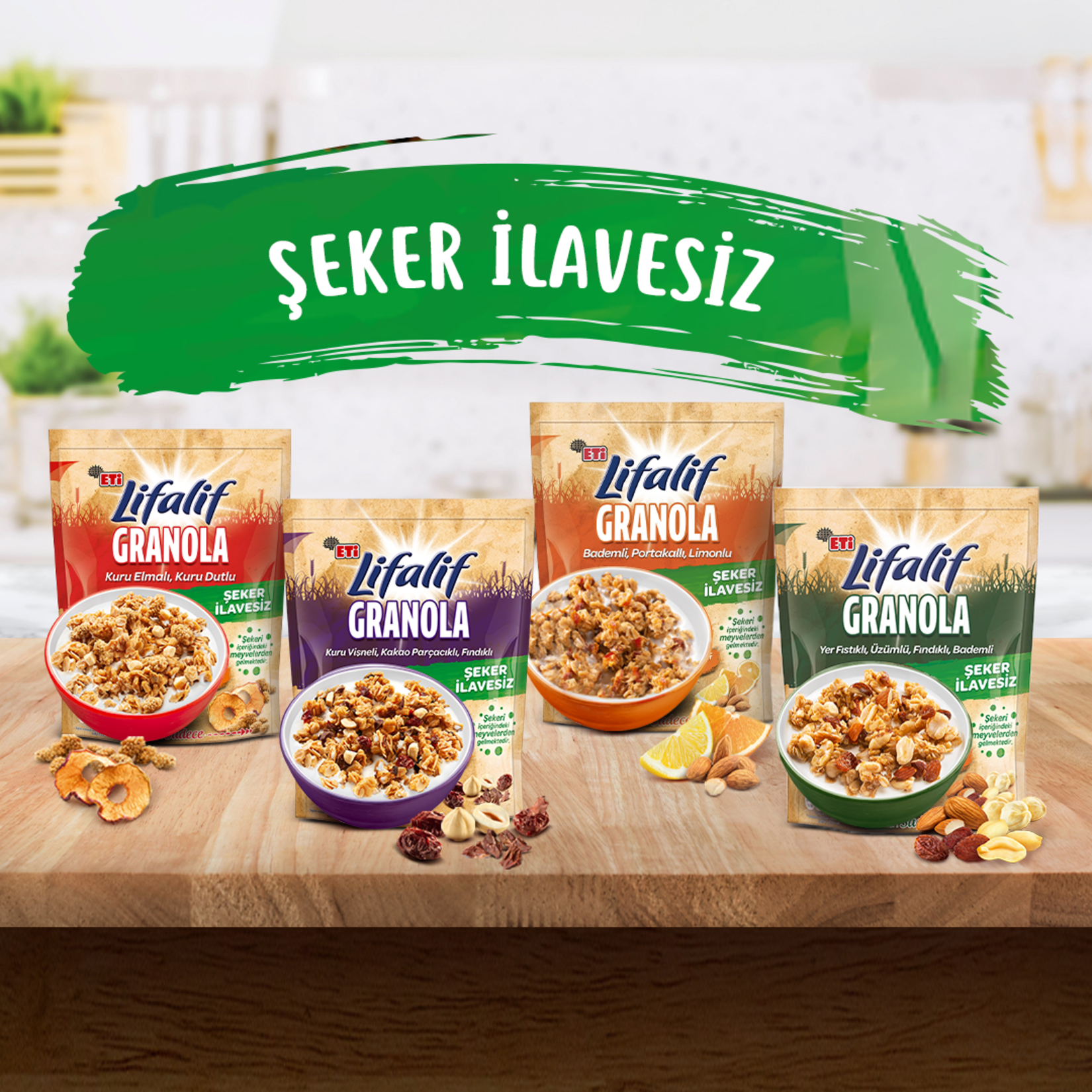 Lifalif Granola Kuruyemişli 200 G - Görsel 4