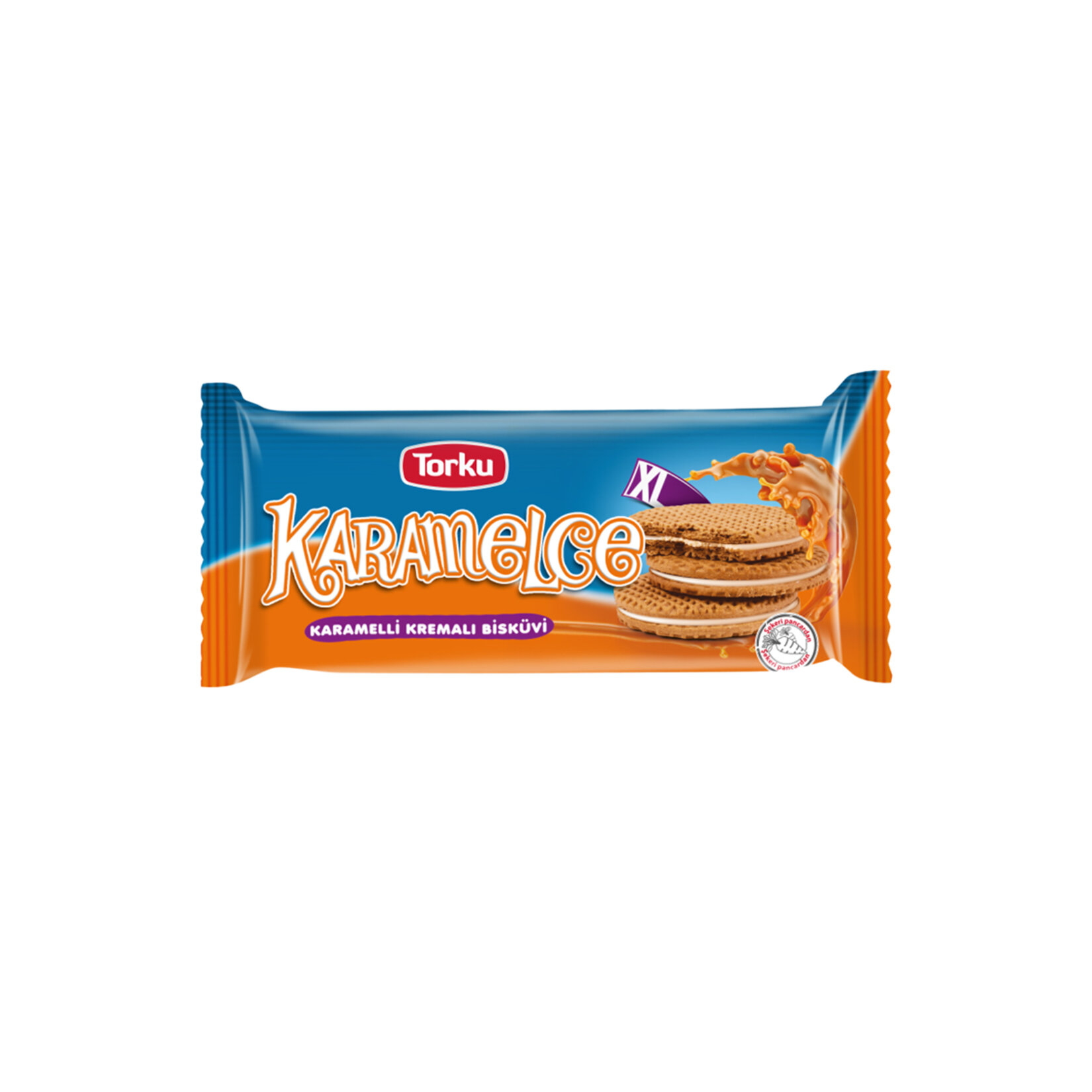 Torku Karamelce XL Karamel Kremalı Bisküvi 88 G