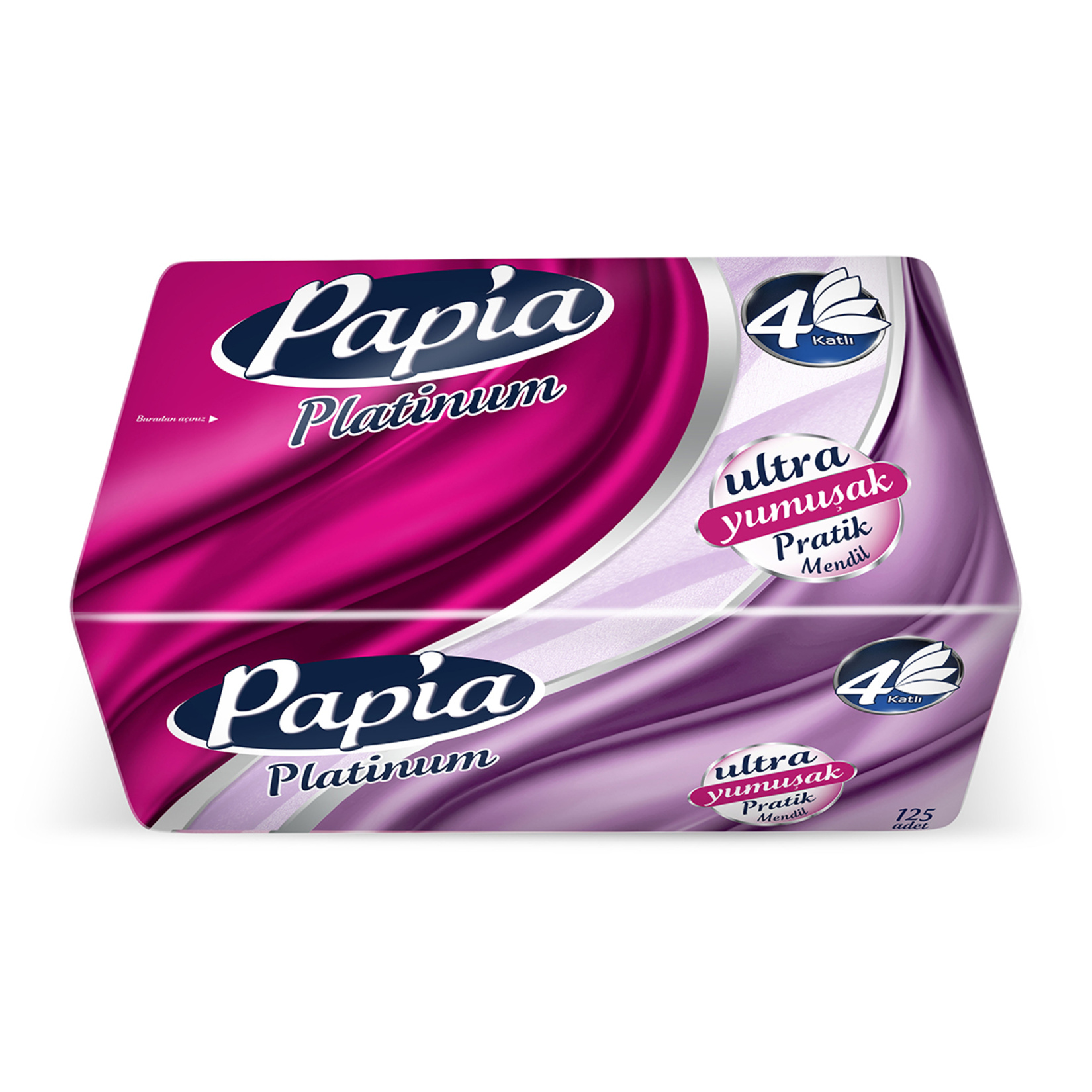 Papia Platinum Çek Al Mendil 125'li