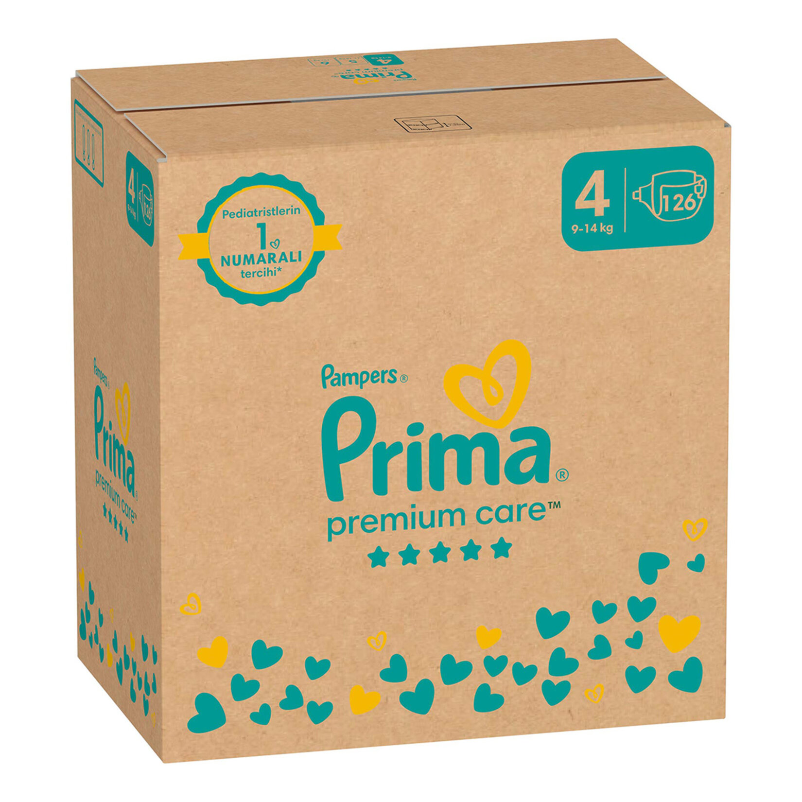 Prima Bebek Bezi Premium Care 4 Numara Aylık Fırsat Paketi 126 Adet - Görsel 2