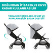 Chicco We Bebek Arabası Cool Grey - Görsel 3