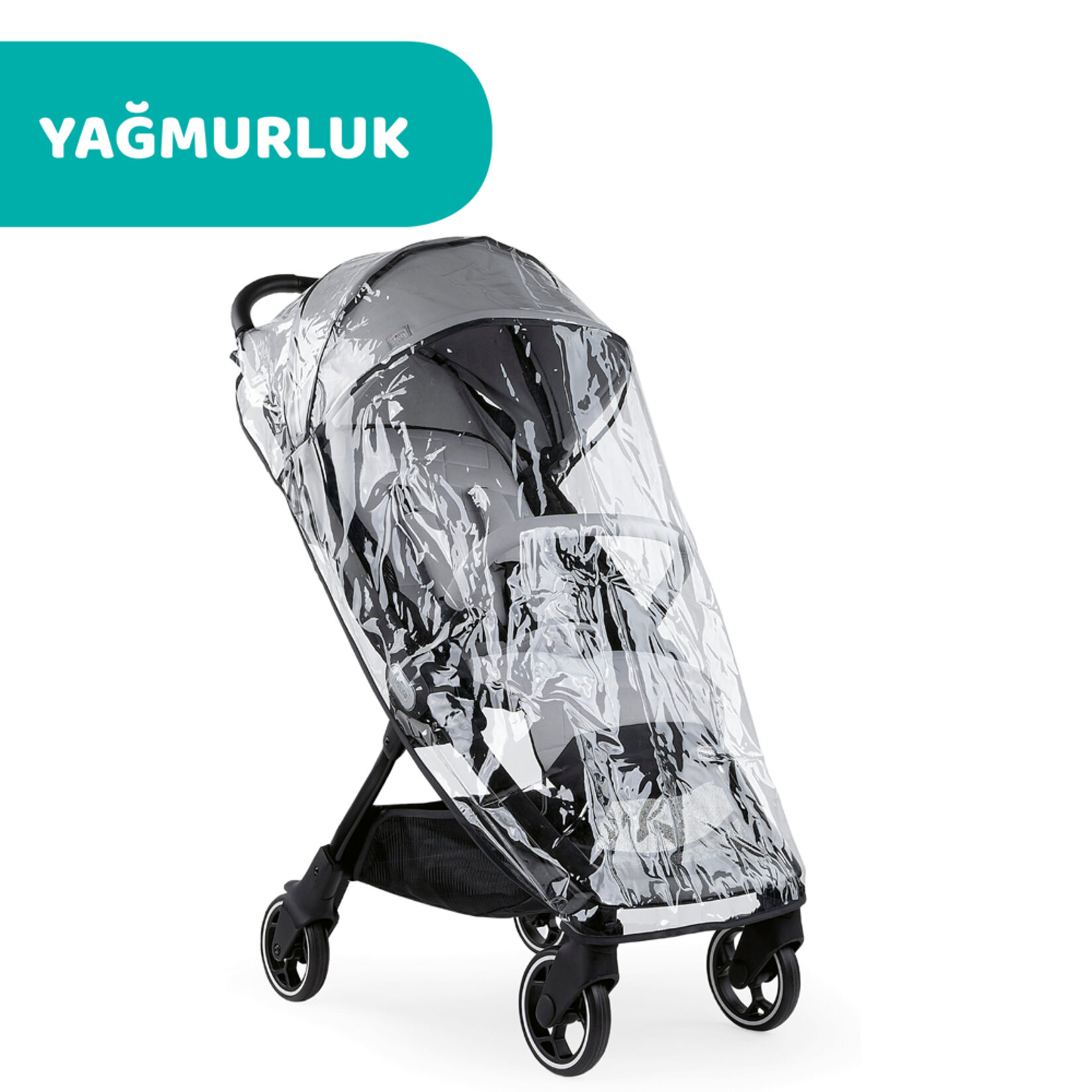 Chicco We Bebek Arabası Cool Grey - Görsel 2