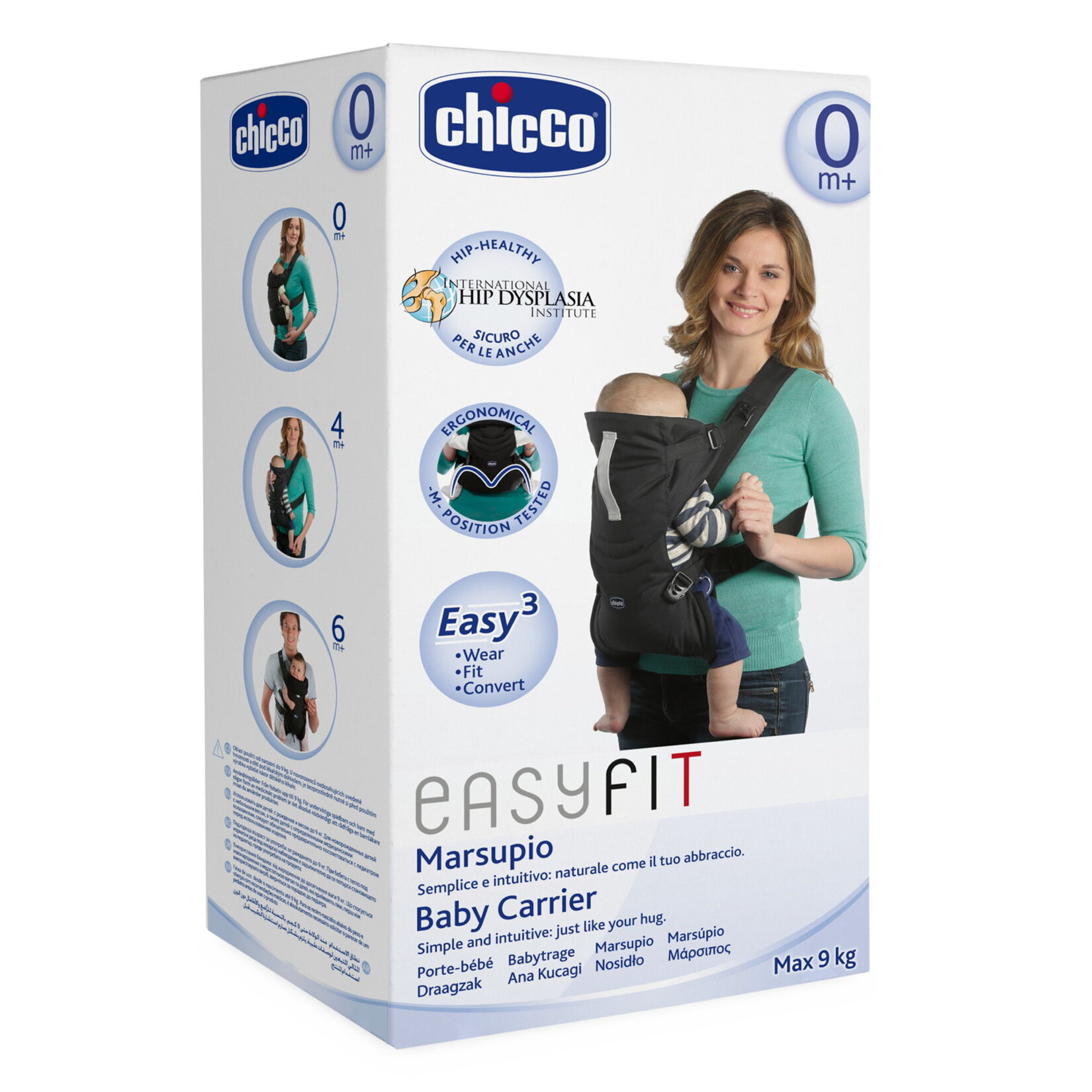 Chicco Easyfit Ergonomik Kanguru (Black Night) - Görsel 2