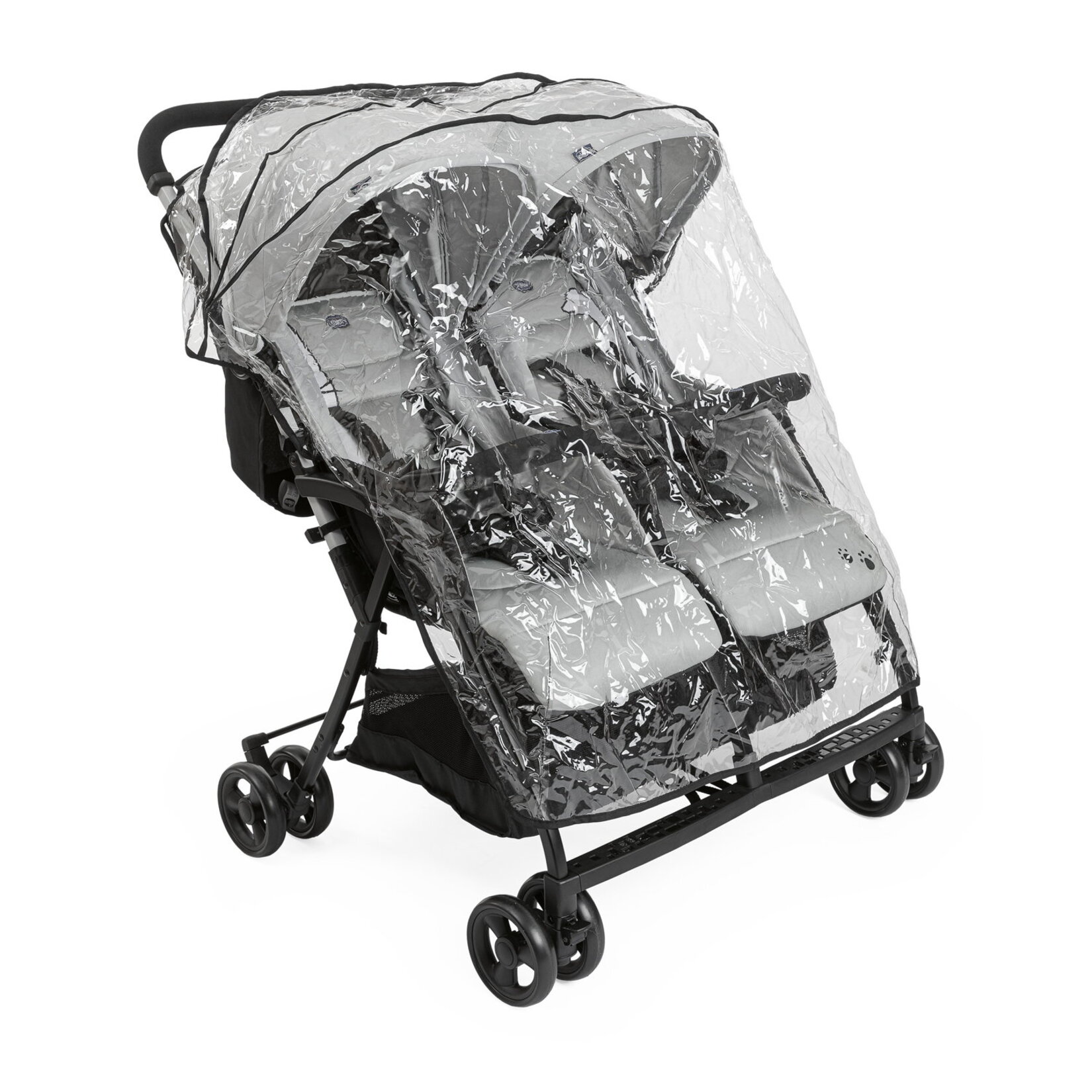 Chicco Ohlala İkiz Bebek Arabası (Silver Cat) - Görsel 3