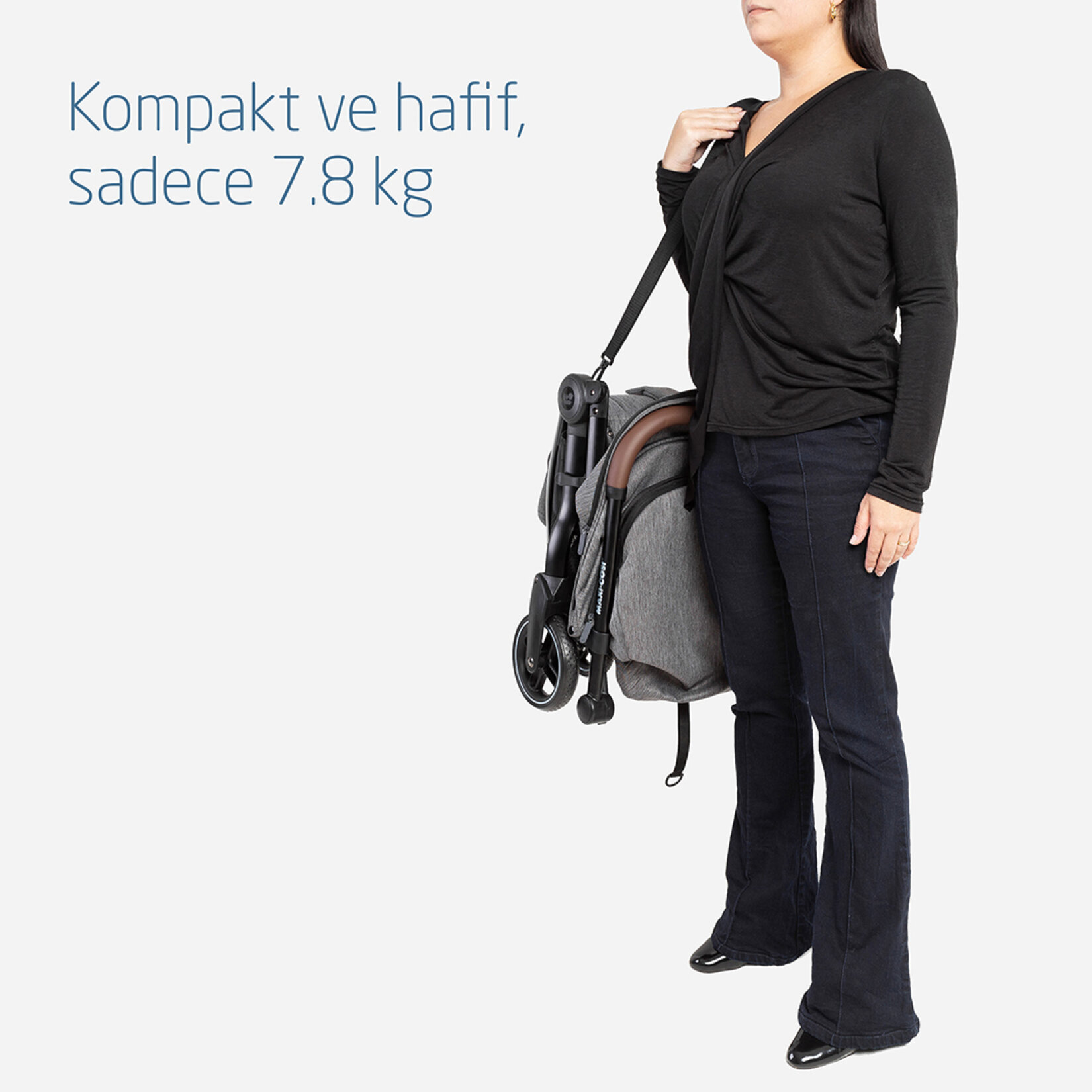 Maxi-Cosi Eva Bebek Arabası Select Grey - Görsel 5