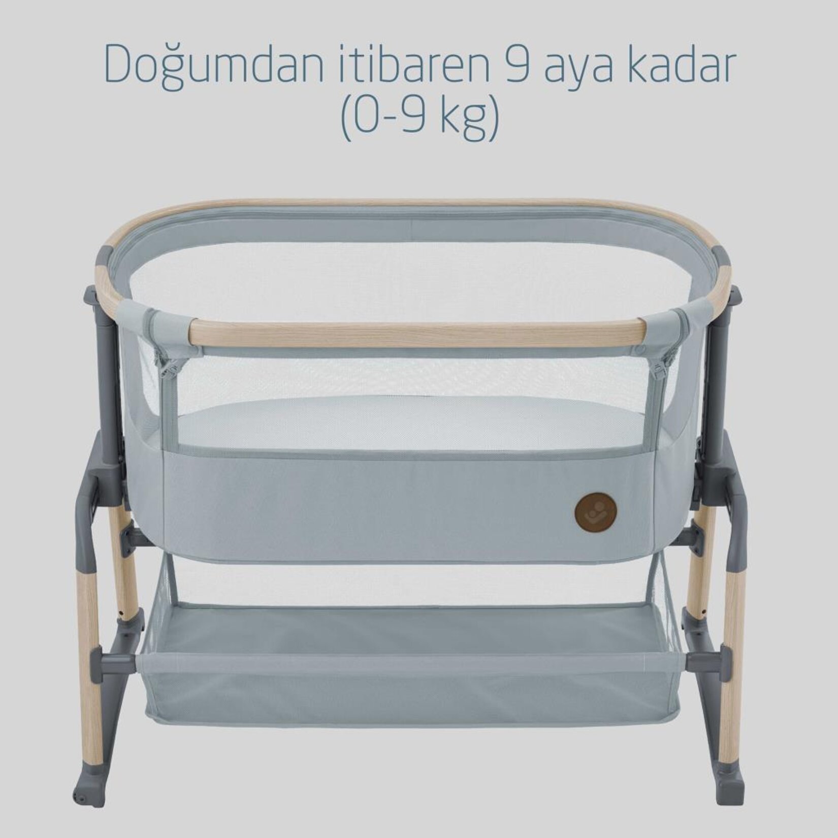 Maxi-Cosi Iora Air Anne Yanı Beşik Beyond Grey - Görsel 2