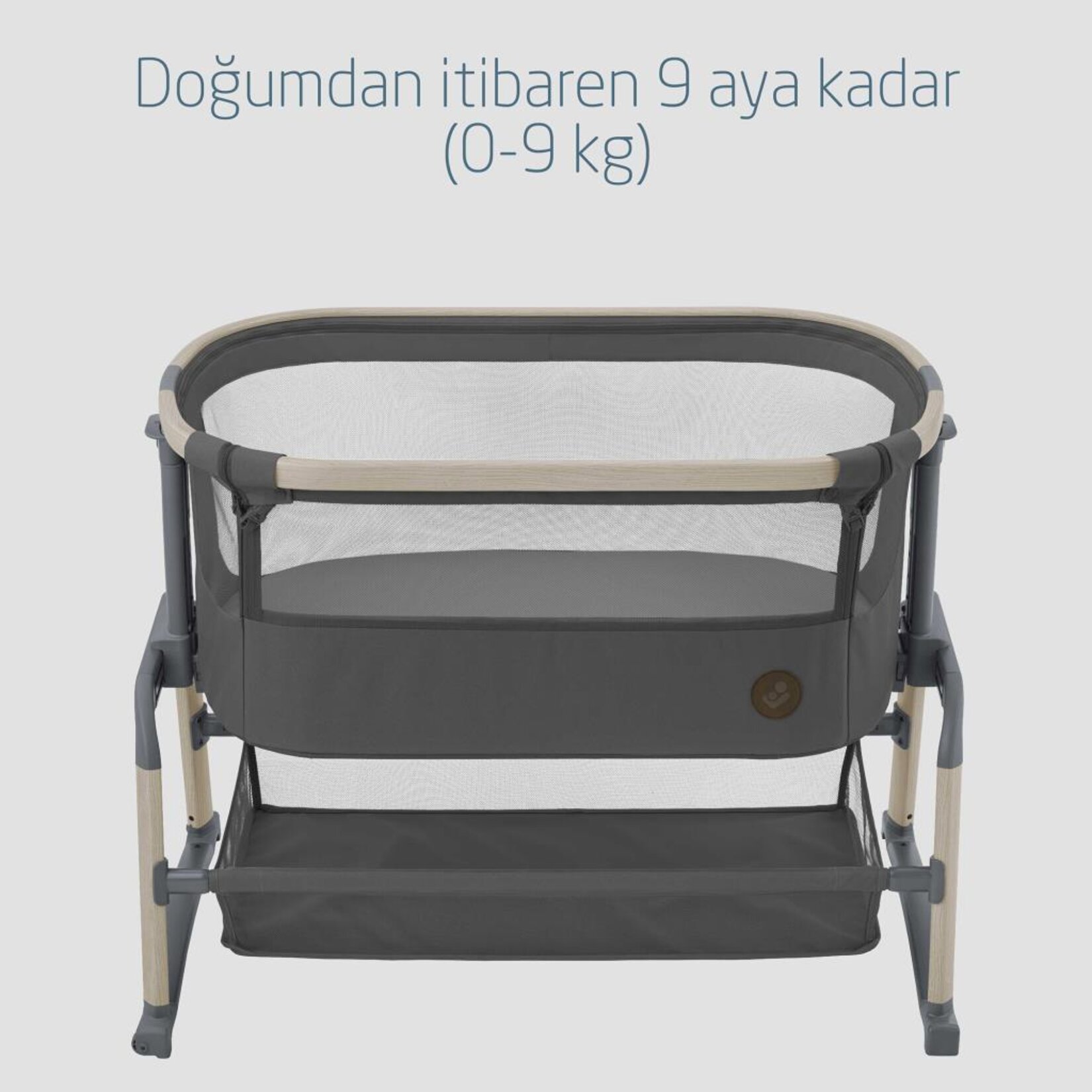 Maxi-Cosi Iora Air Anne Yanı Beşik Beyond Graphite - Görsel 2