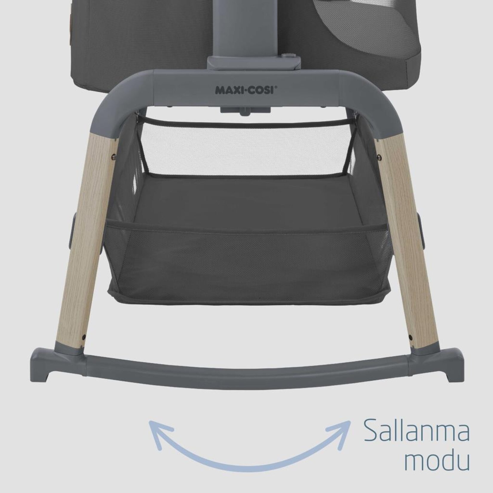 Maxi-Cosi Iora Air Anne Yanı Beşik Beyond Graphite - Görsel 5