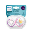 Philips Avent Ultra Air Emzik 0-6 Ay Kız 2'li - Görsel 1