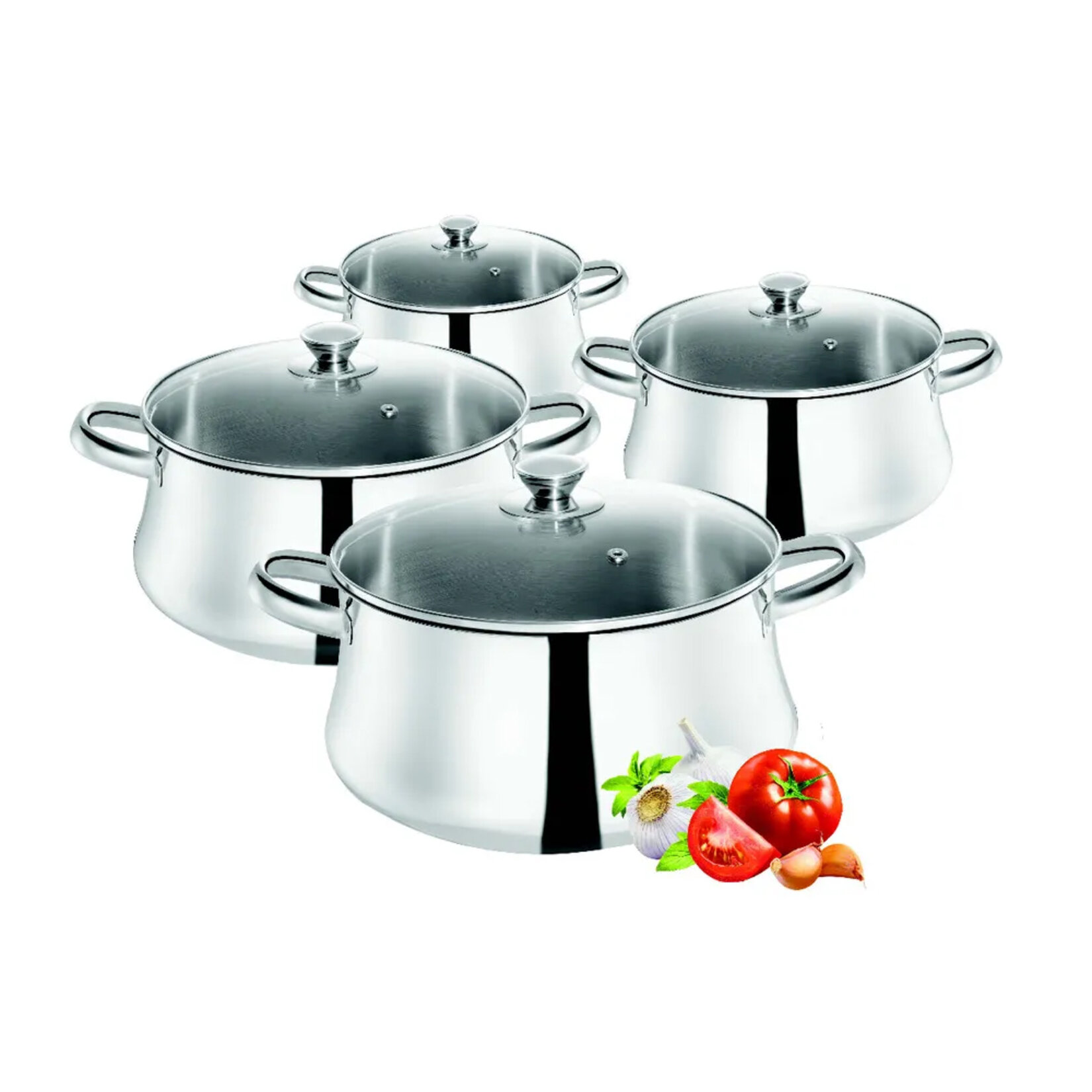 Tefal Çelik Tencere Seti 8 Parça