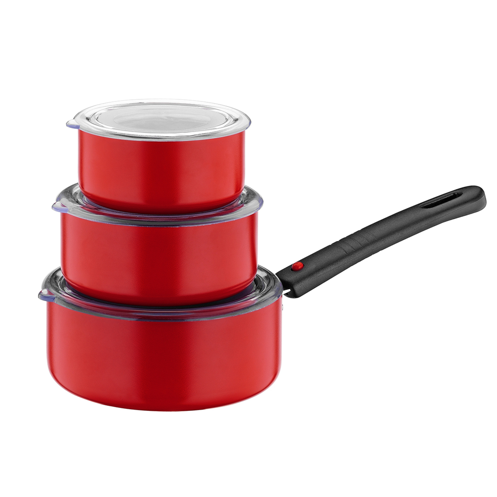 Papilla Redio Saklama ve Isıtma Kabı 3'lü 12-14-16 cm