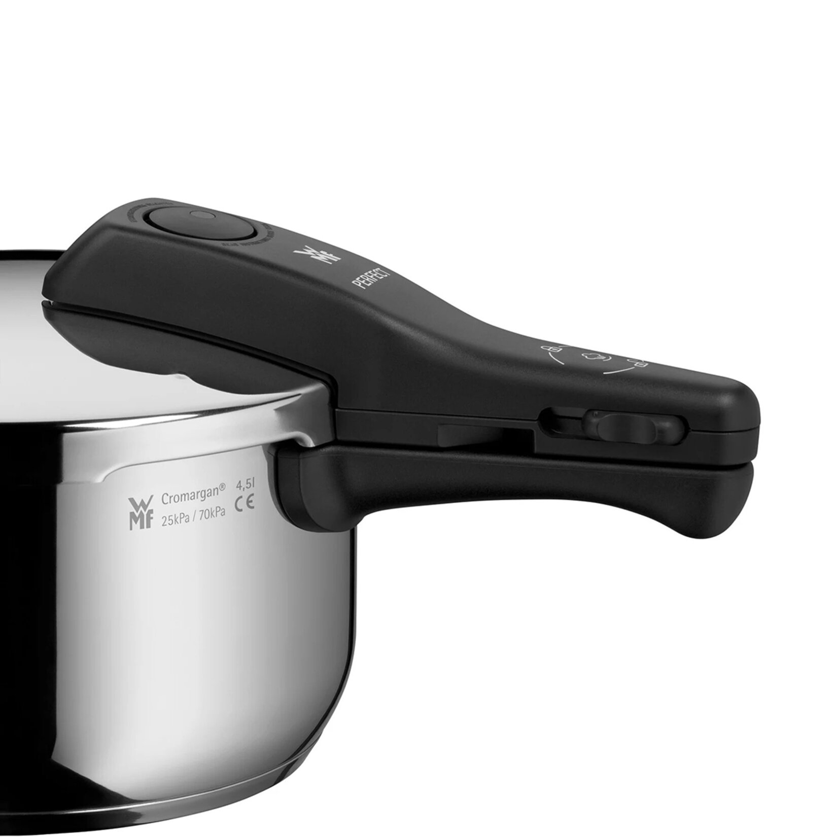 WMF Perfect Plus Poignée De Rechange Pour Autocuiseur 3L à 8,5L - 22 Cm Noir Ignifuge