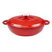 Lava 28 Cm Döküm Karnıyarık Tencere Kırmızı - Görsel 1