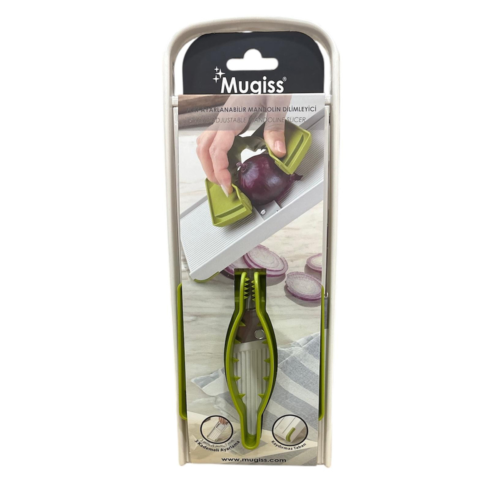 Mugiss Flat Ayarlanabilir Mandolin Dilimleyici - Görsel 2