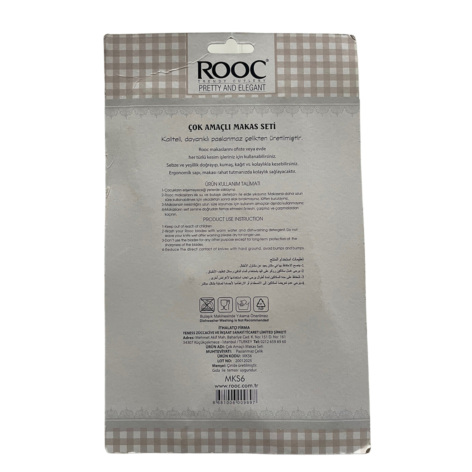 Rooc 2'li Makas Seti - Görsel 2