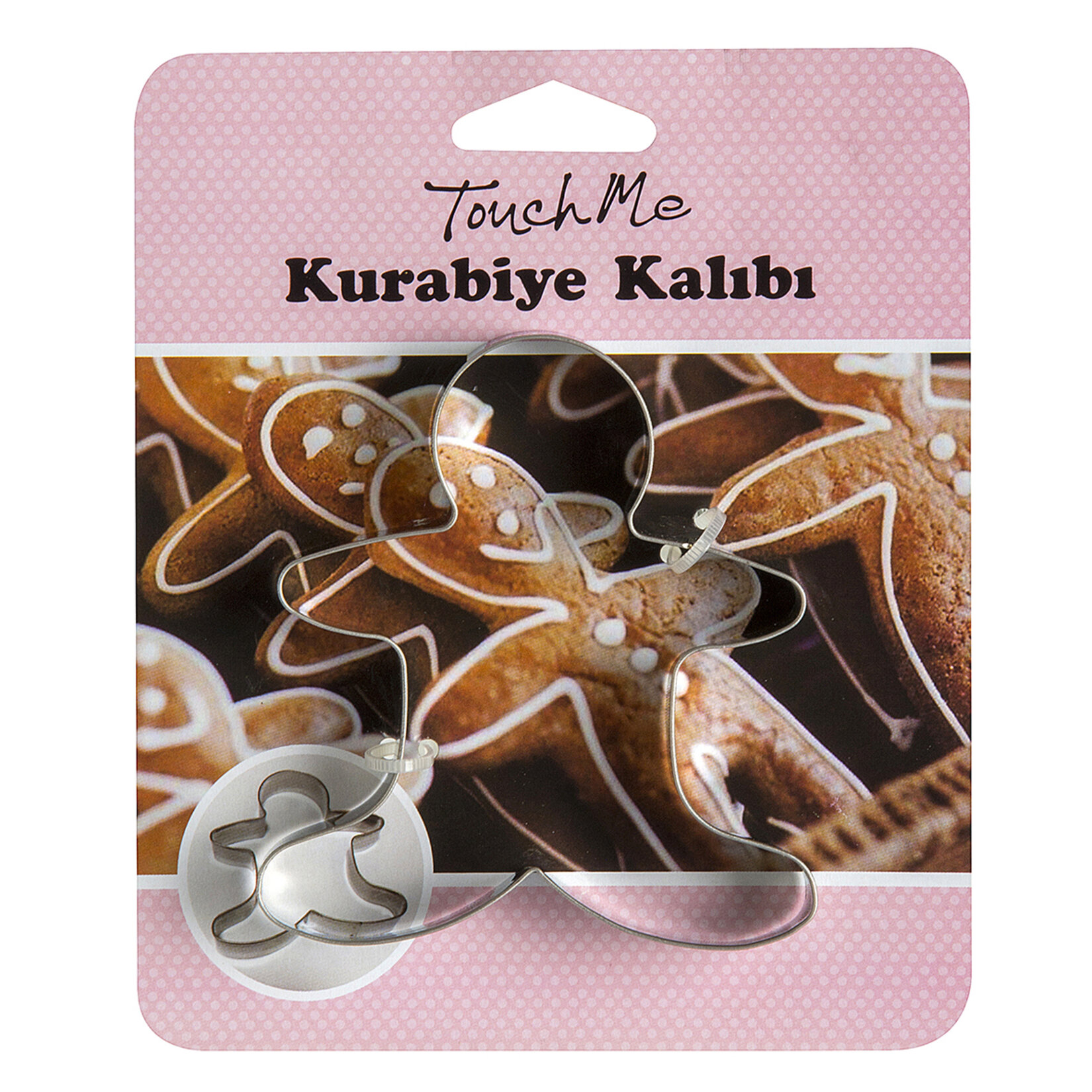 Touch Me Kurabiye Adam Metal Kurabiye Kalıbı 8 Cm - Görsel 1