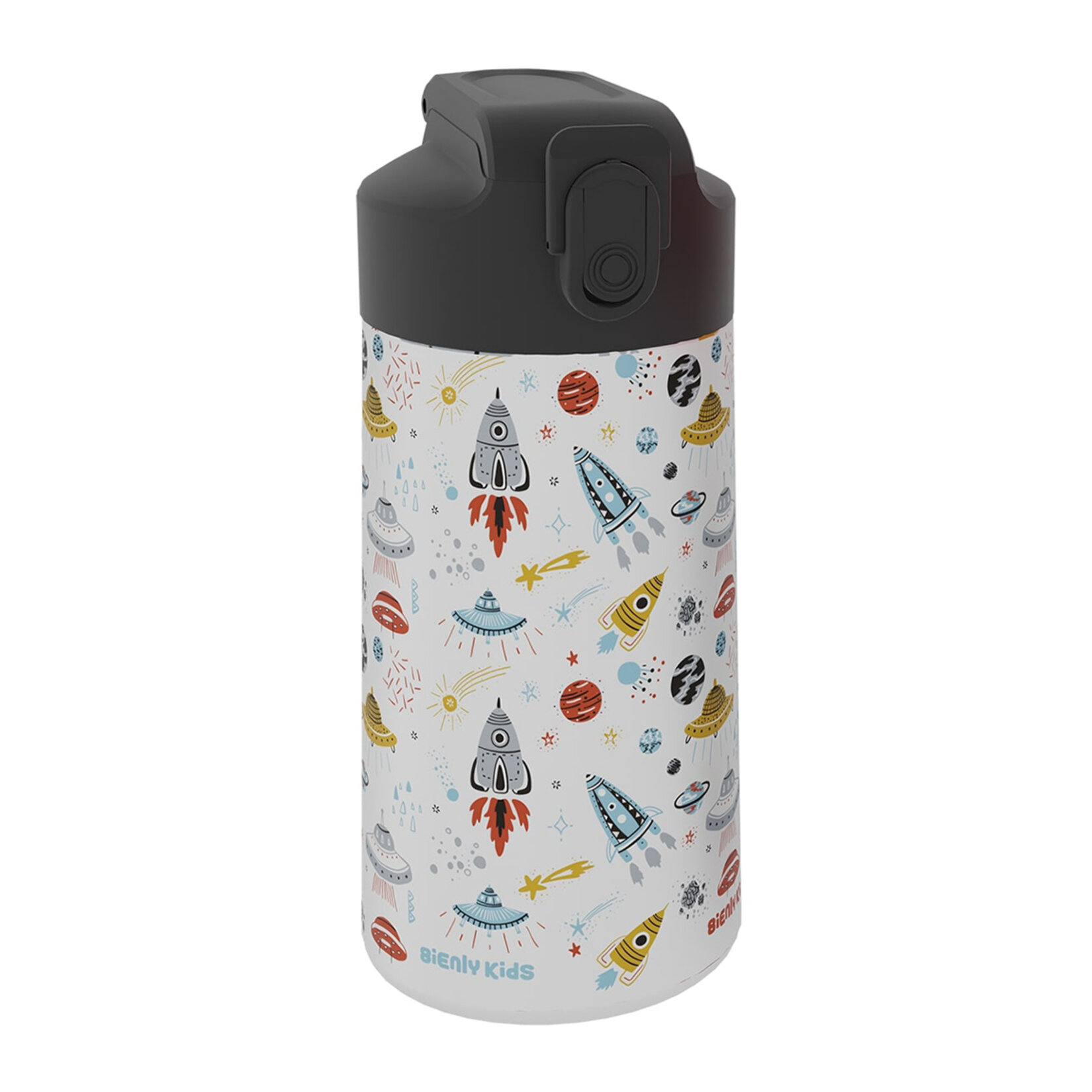 Bienly Çelik Desenli Çocuk Matarası 500 Ml - Görsel 3