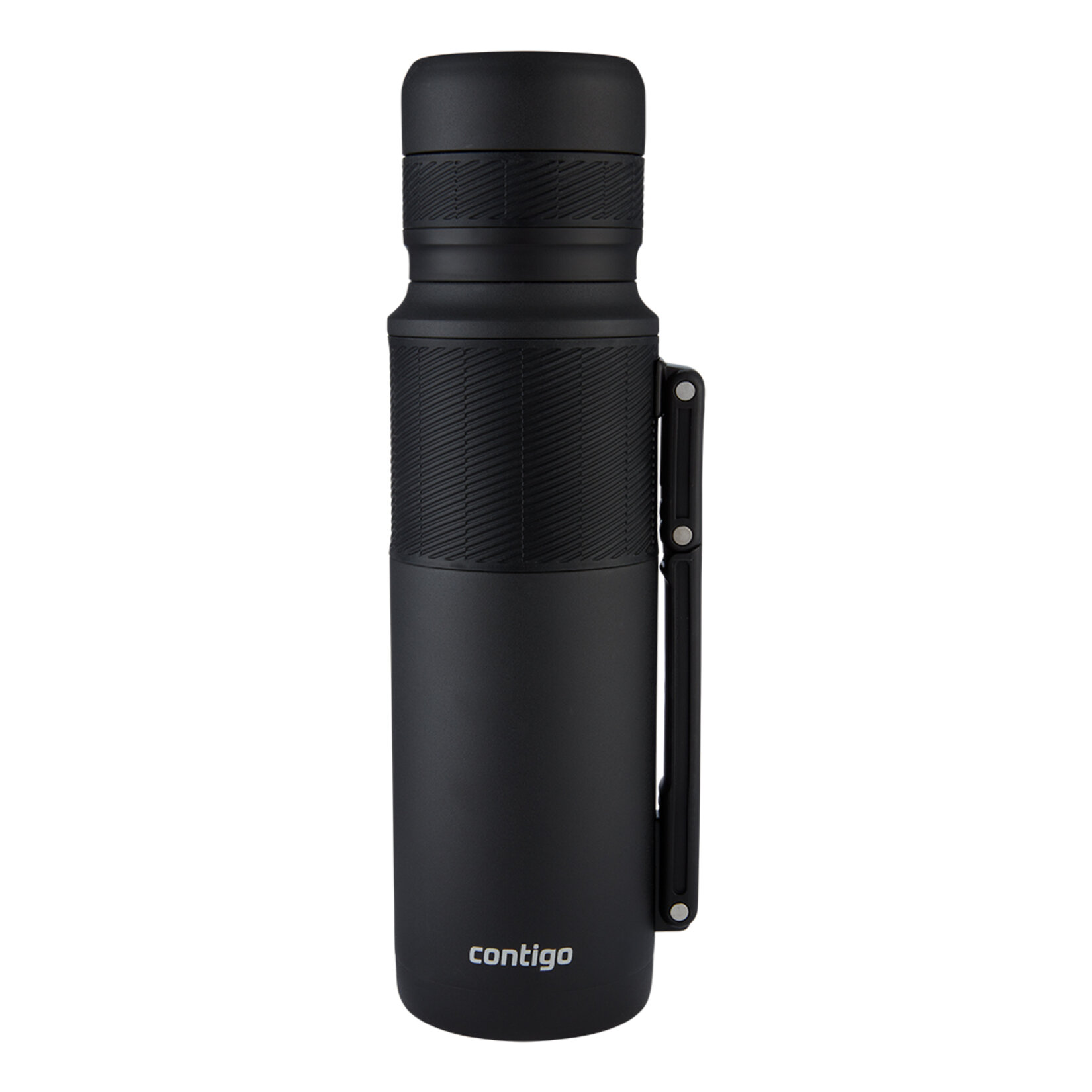 Contigo Thermal Siyah Bardaklı Çelik Termos 1.2 L - Görsel 1