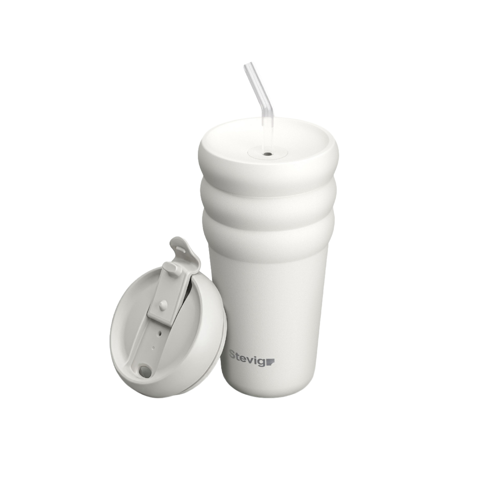 Stevig Bubble Çelik Termos White Stone 600 Ml