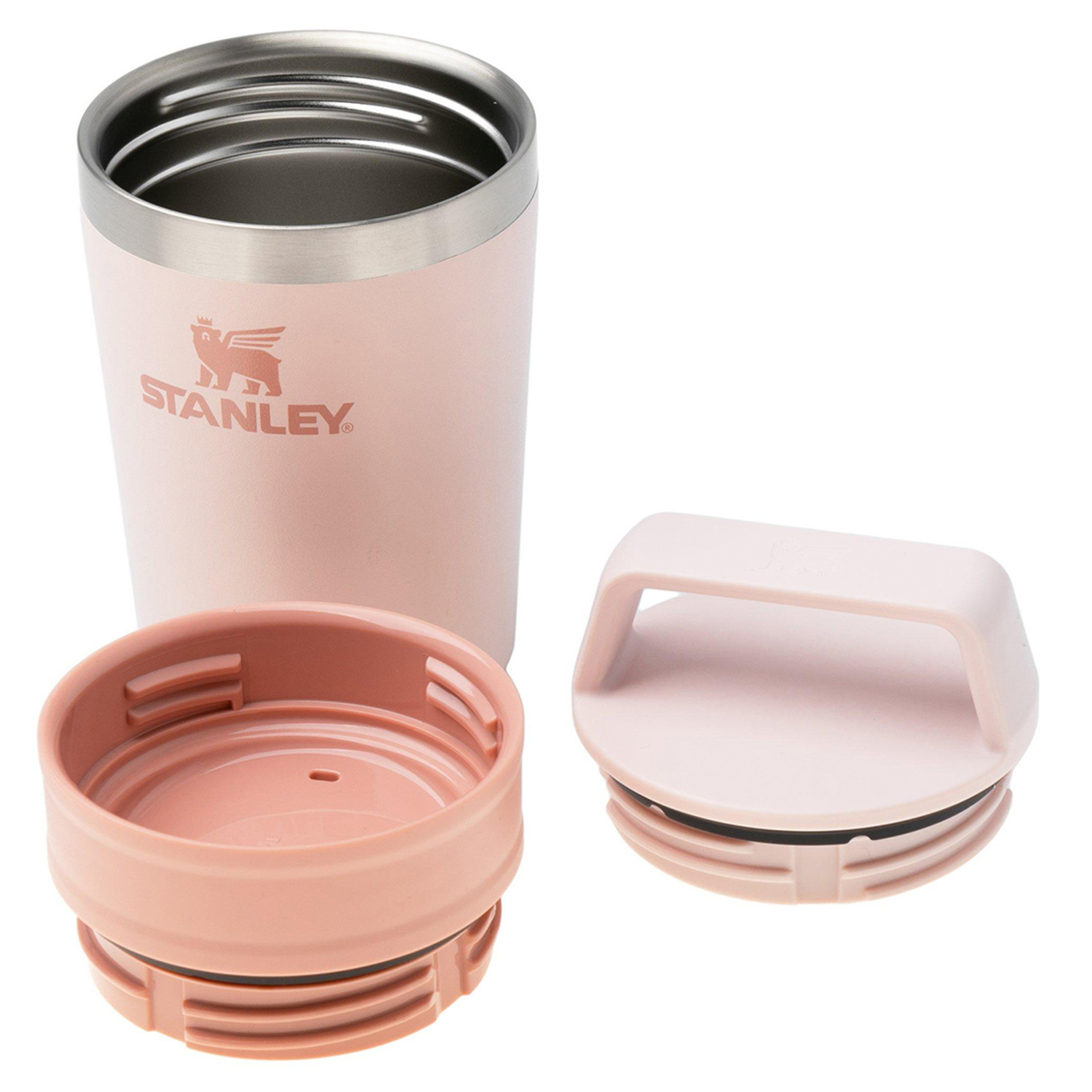 Stanley Cafe To-go Mug Termos Bordo Pembe 0,23 L - Görsel 2
