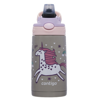 Contigo Gizmo Flip Unicorn Çelik Çocuk Suluğu Pembe 380 Ml
