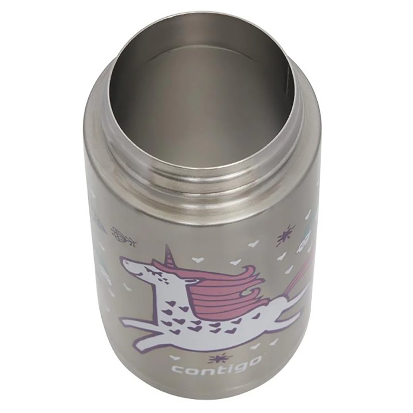 Contigo Gizmo Flip Unicorn Çelik Çocuk Suluğu Pembe 380 Ml - Görsel 6