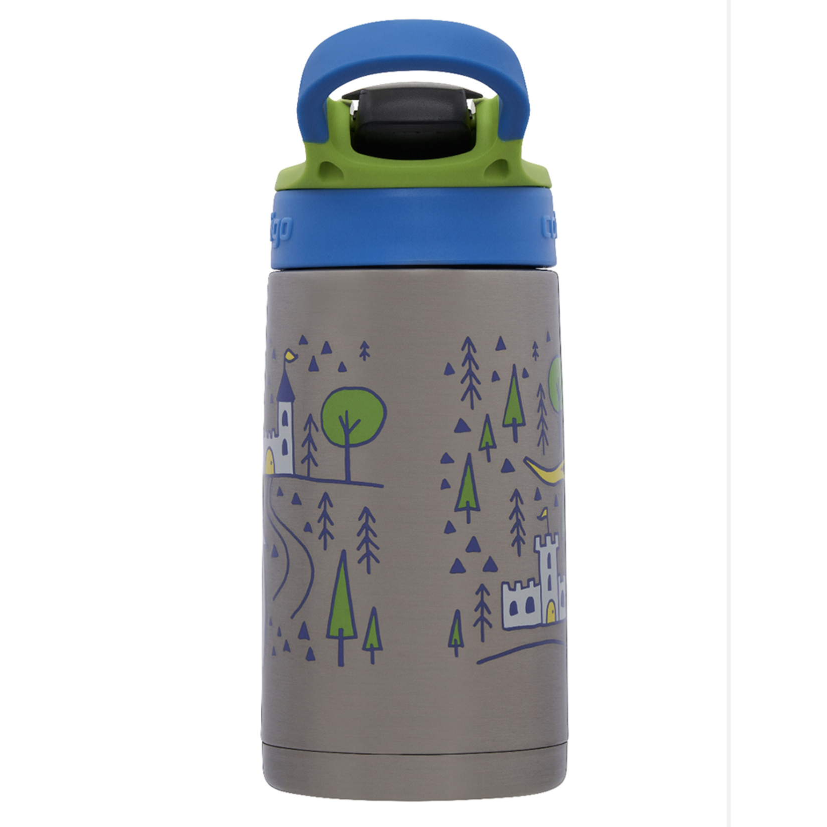 Contigo Gizmo Flip Dragon Çelik Çocuk Suluğu Mavi 380 Ml - Görsel 2