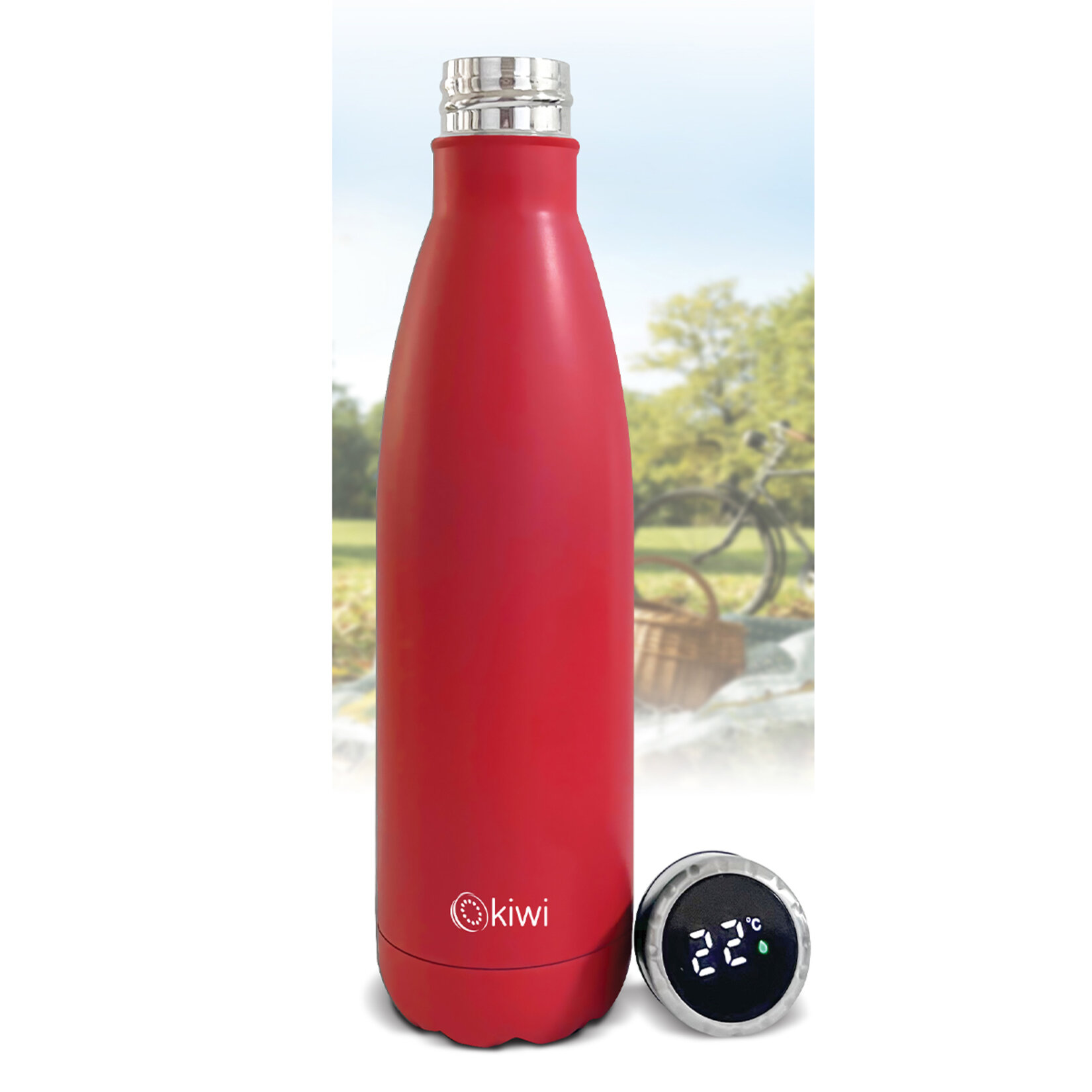 Kiwi Dijital Isı Göstergeli Termos 500 Ml (8688) - Görsel 3