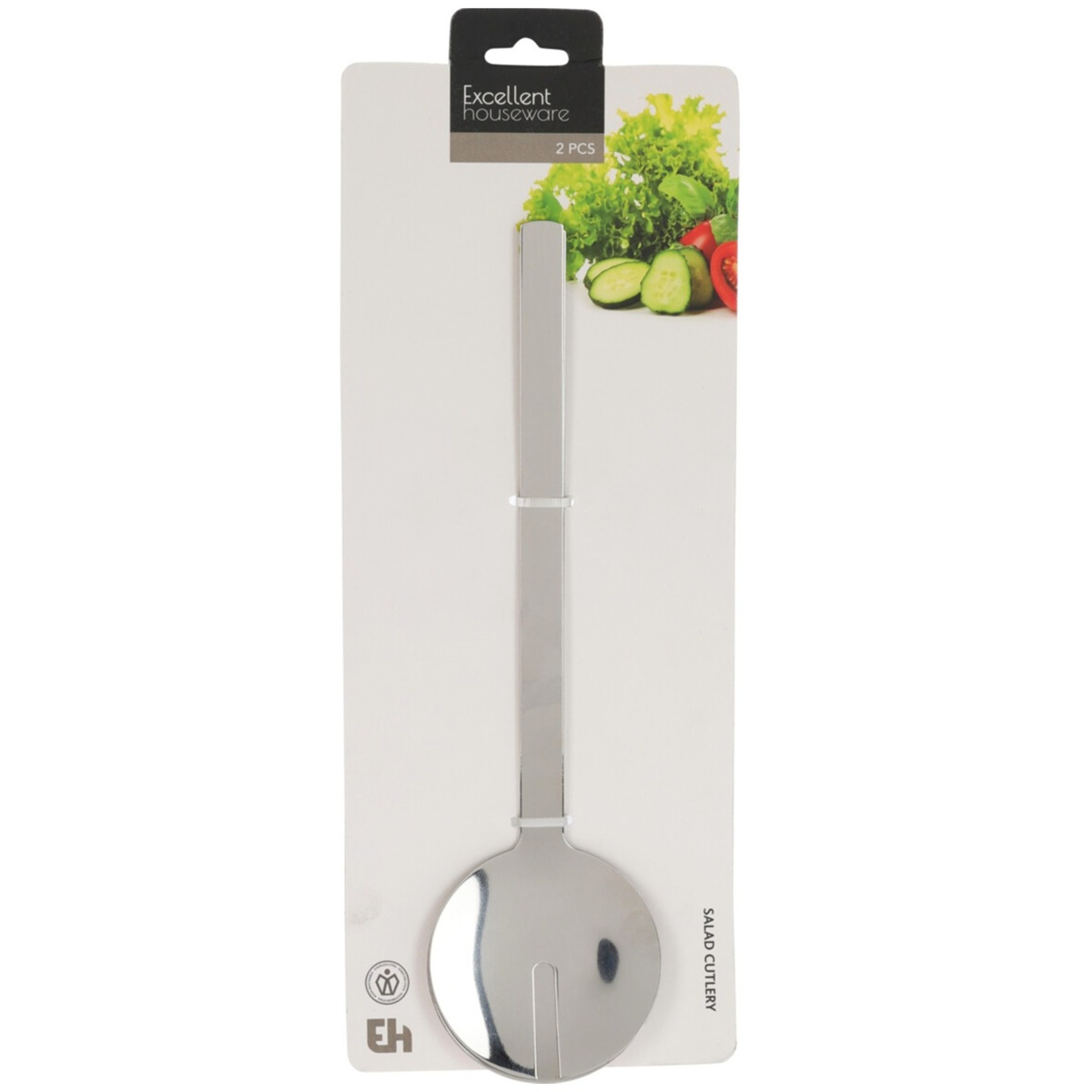 Excellent Houseware Paslanmaz Çelik Salata Servis - Görsel 1