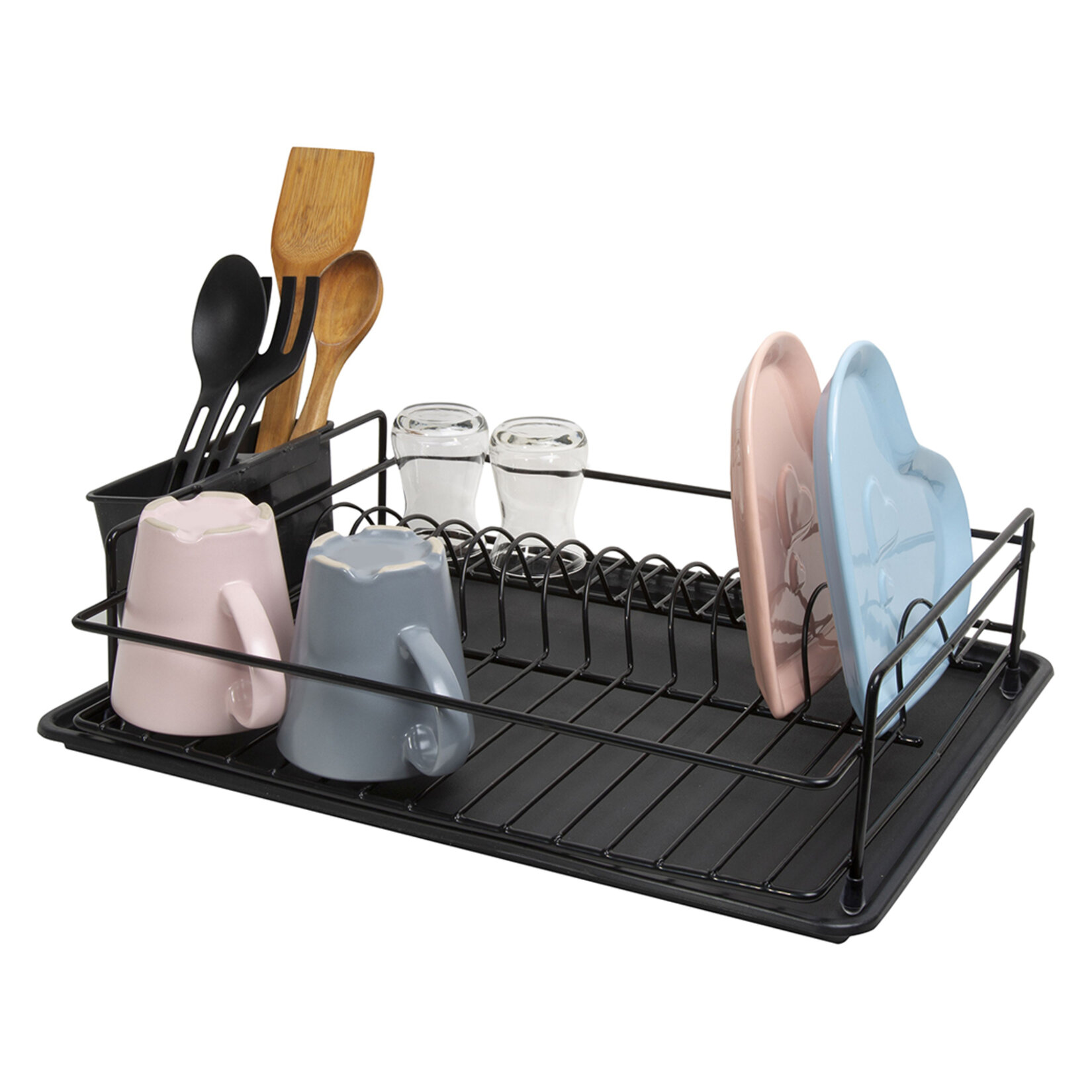 Perilla Tek Katlı Metal Tabaklık - Görsel 1