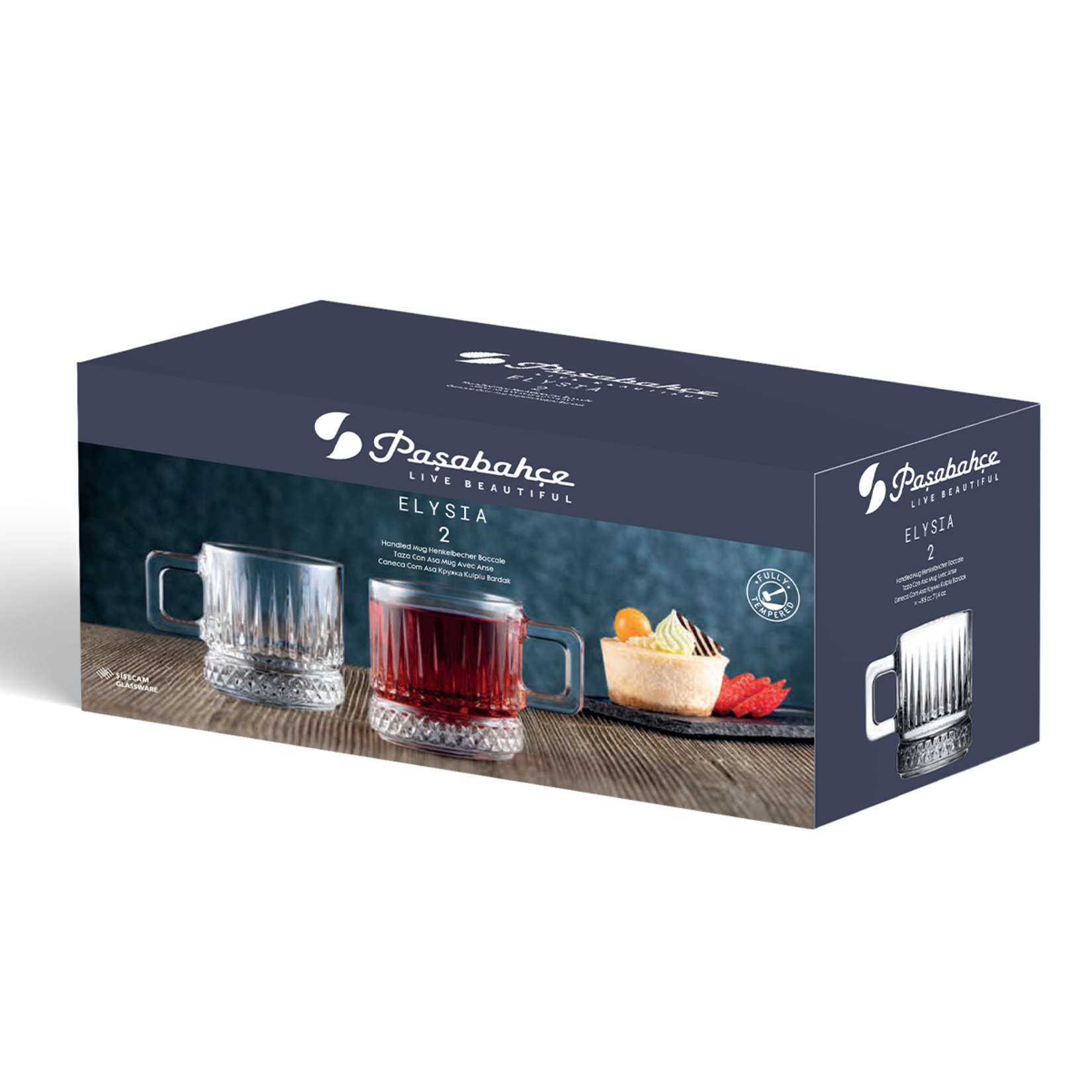 Paşabahçe Elysia Fincan/Kupa 2'li 195 Cc - Görsel 2