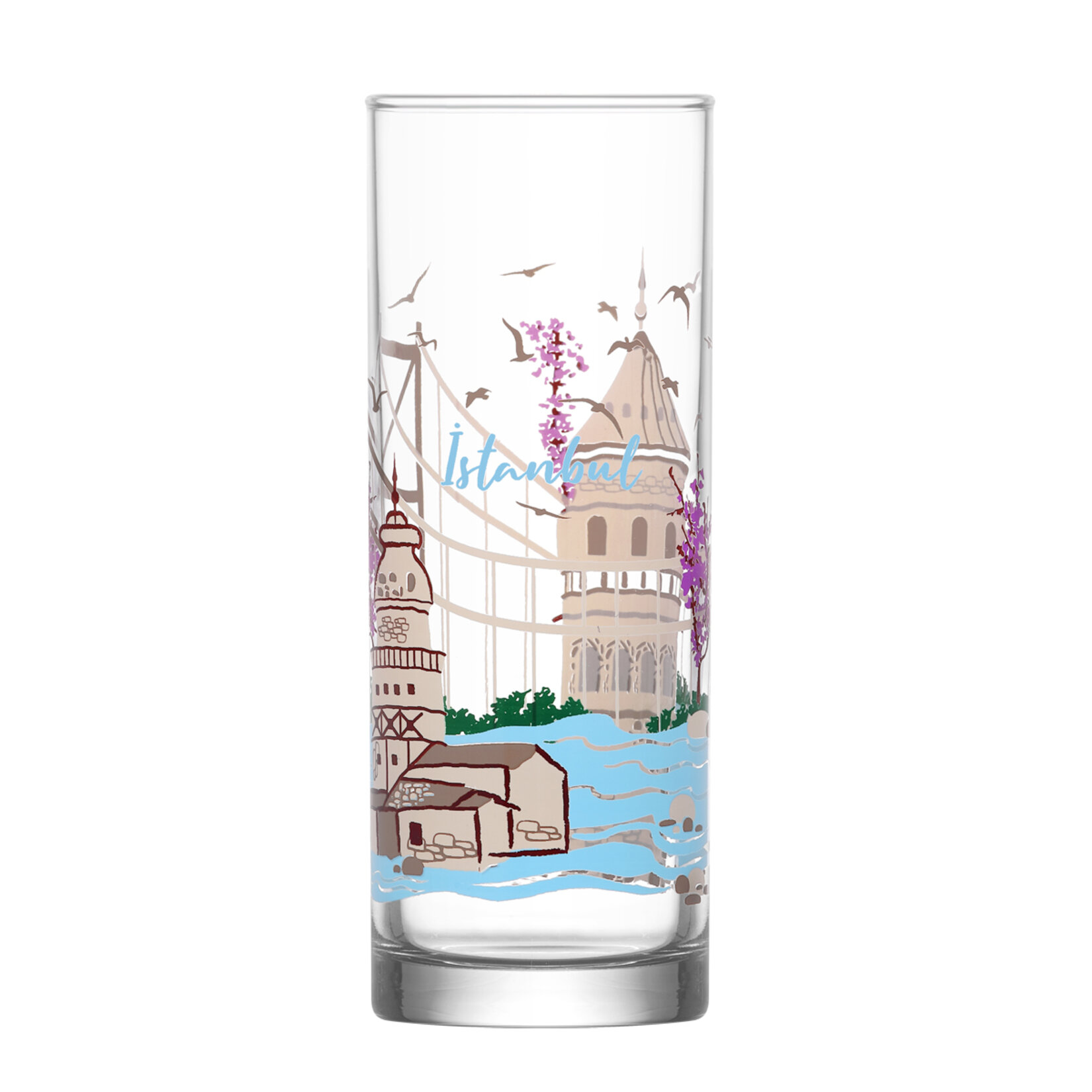 Lav Suma Şehirler Rakı Bardağı 200 Cc - Görsel 1