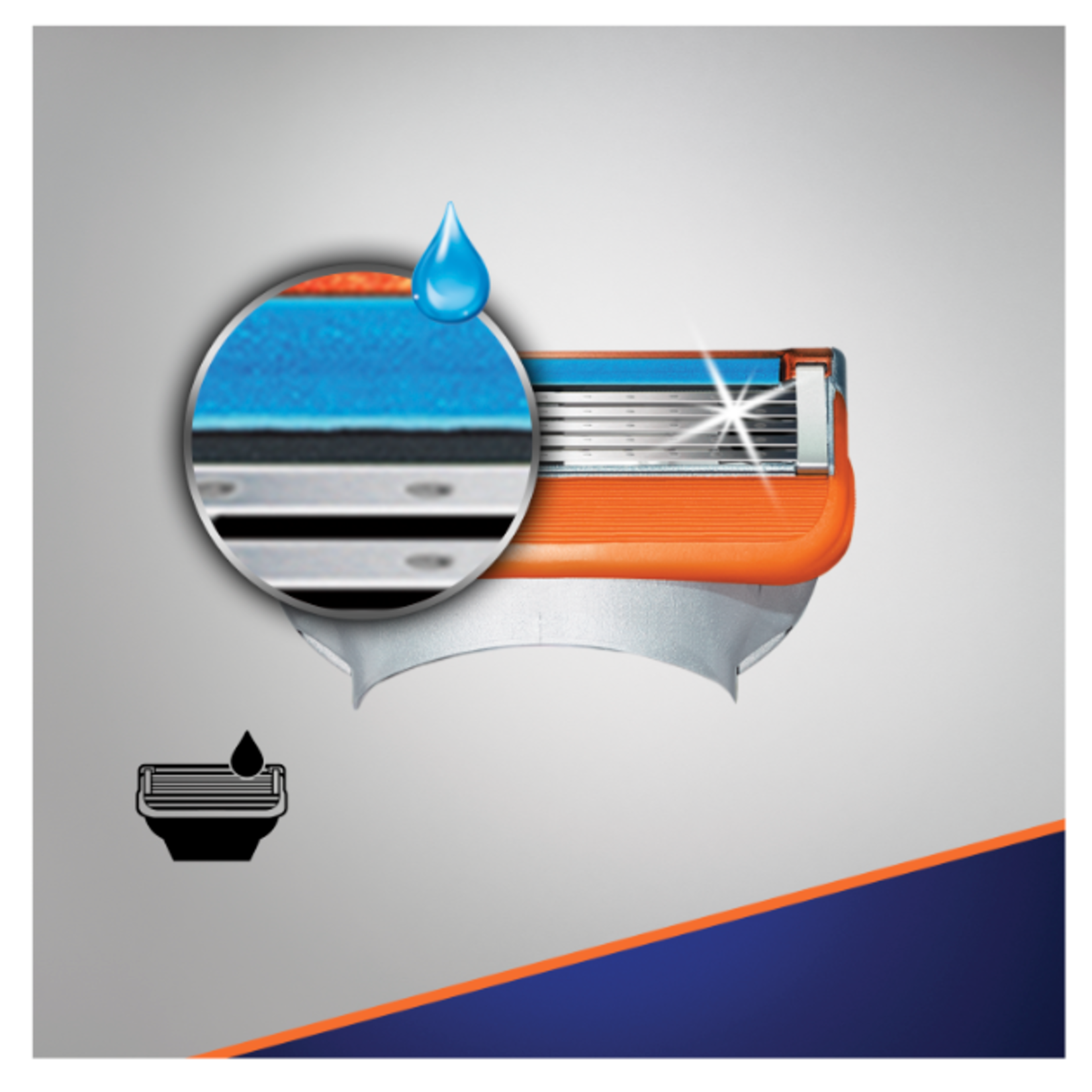 Gillette Fusion Power Yedek Tıraş Bıçağı 8'li Karton Paket - Görsel 5