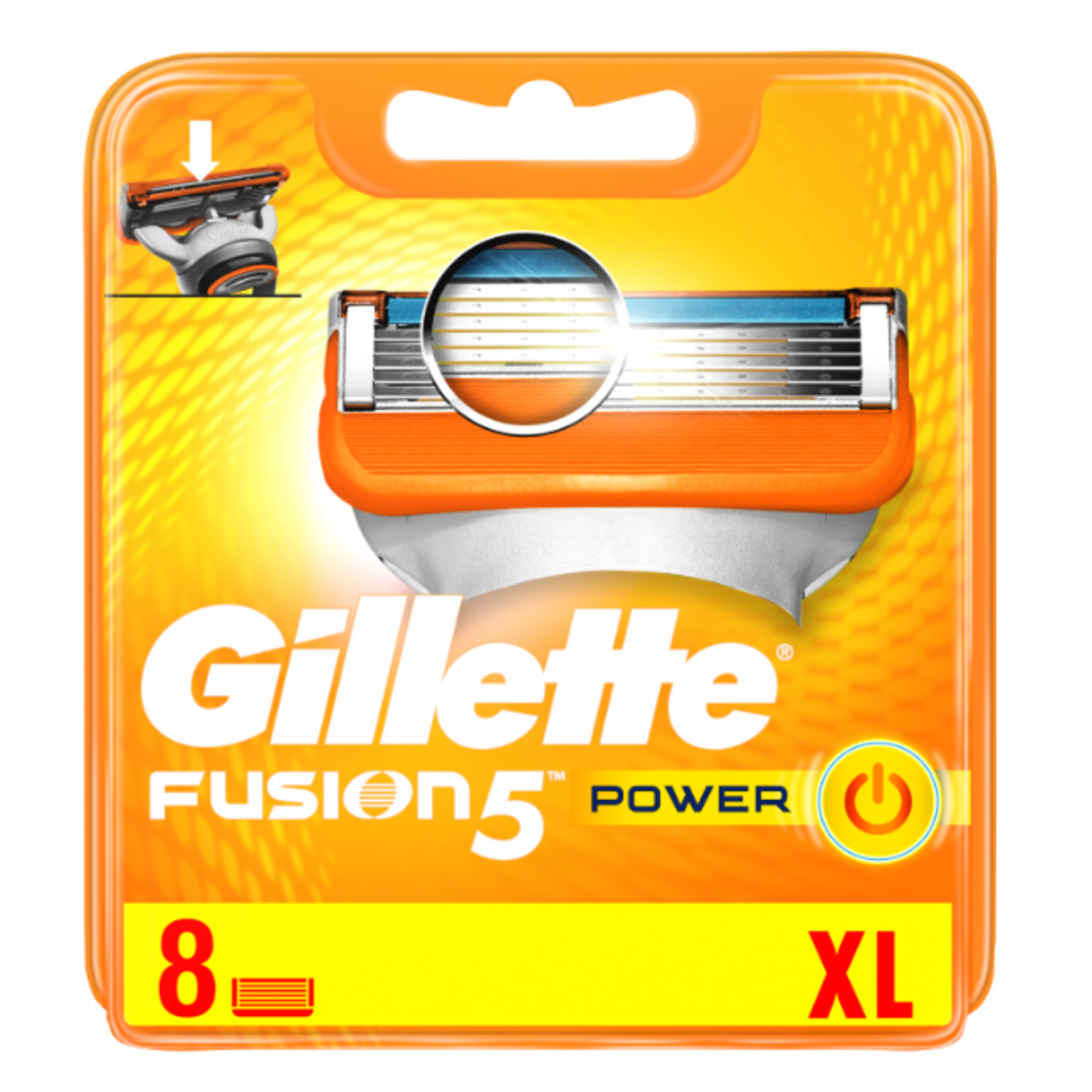 Gillette Fusion Power Yedek Tıraş Bıçağı 8'li Karton Paket - Görsel 2