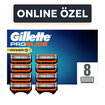 Gillette Fusion ProGlide Power 8 Adet Yedek Tıraş Bıçağı Karton Paket - Görsel 1