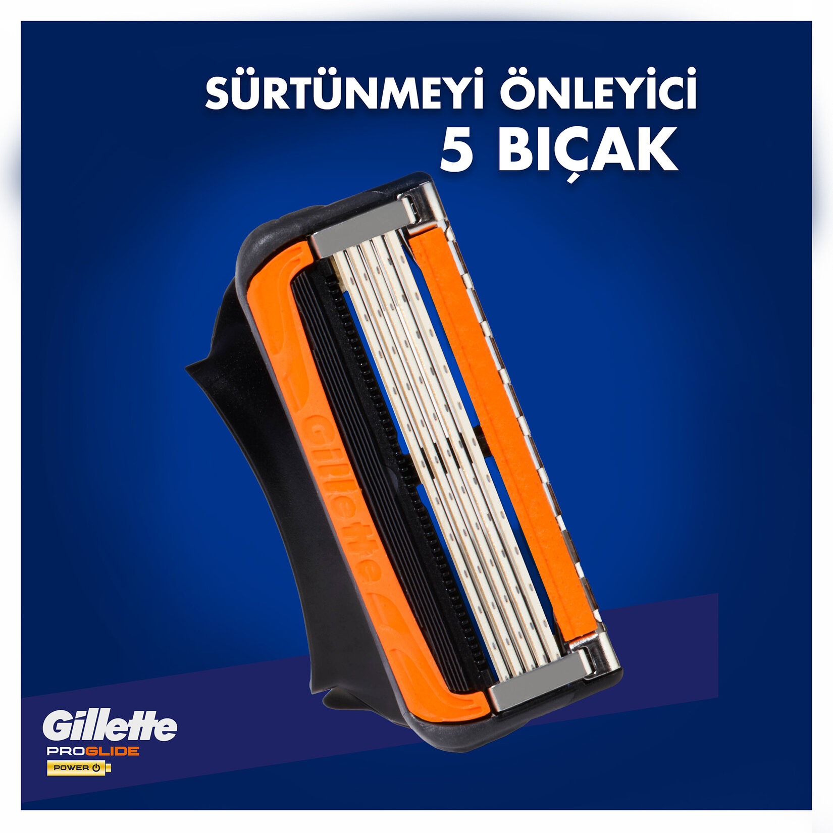 Gillette Fusion ProGlide Power 8 Adet Yedek Tıraş Bıçağı Karton Paket - Görsel 4