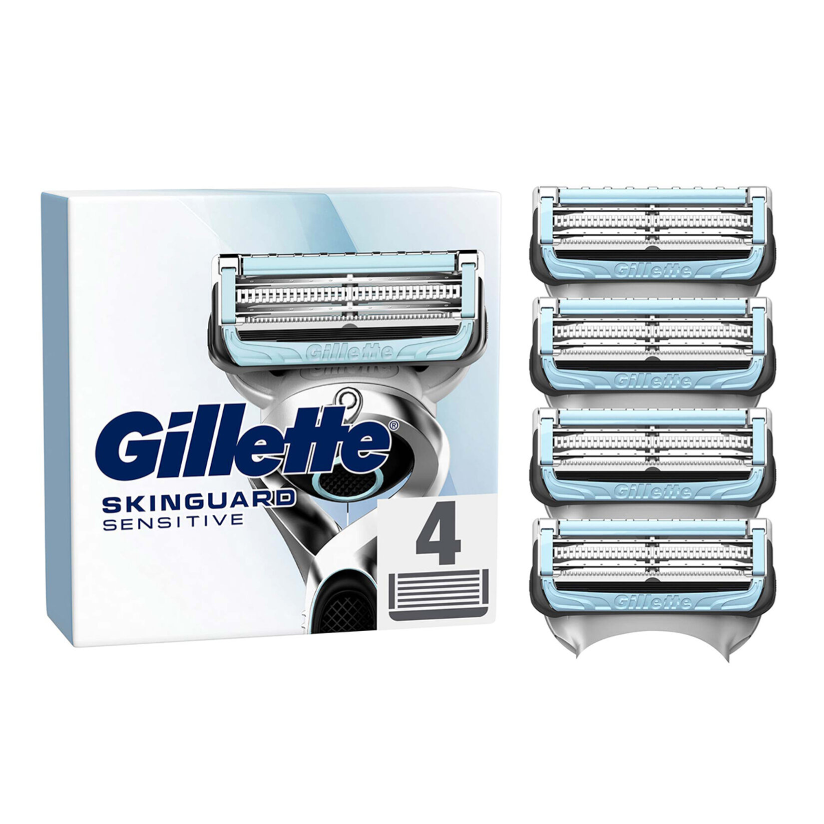 Gillette Skinguard Yedek Tıraş Bıçağı 4 Adet - Görsel 1