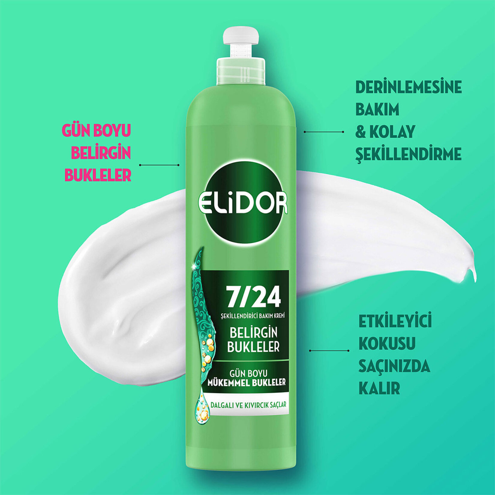 Elidor 7/24 Belirgin Bukleler Dolgulu Kıvırcık Saçlar 240 Ml - Görsel 3