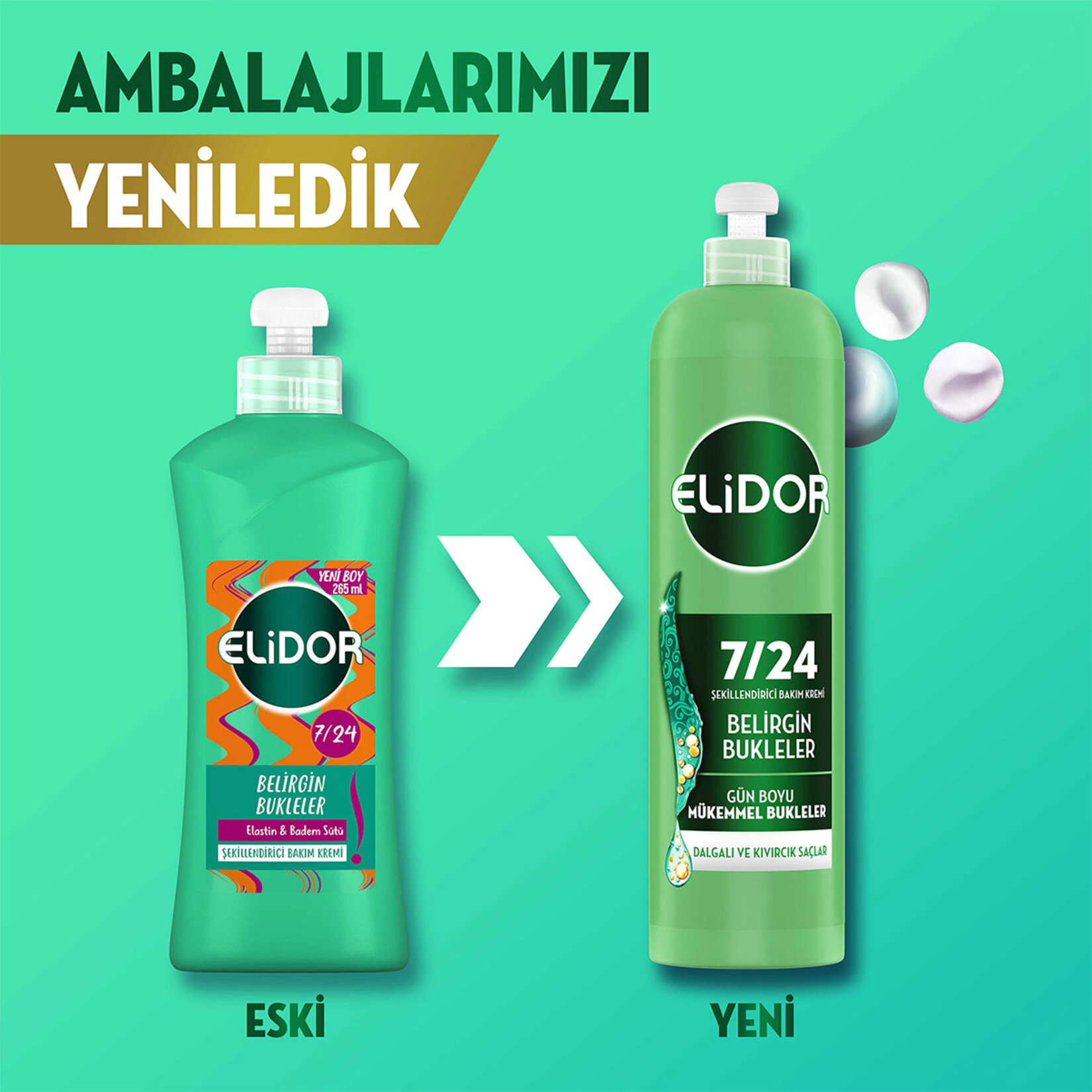 Elidor 7/24 Belirgin Bukleler Dolgulu Kıvırcık Saçlar 240 Ml - Görsel 5