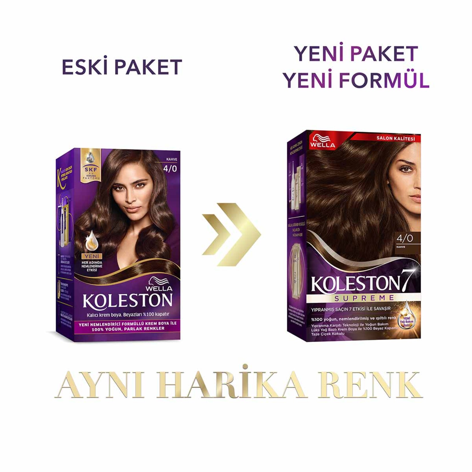Koleston Supreme Saç Boyası 4/0 Kahve 135 Ml - Görsel 3