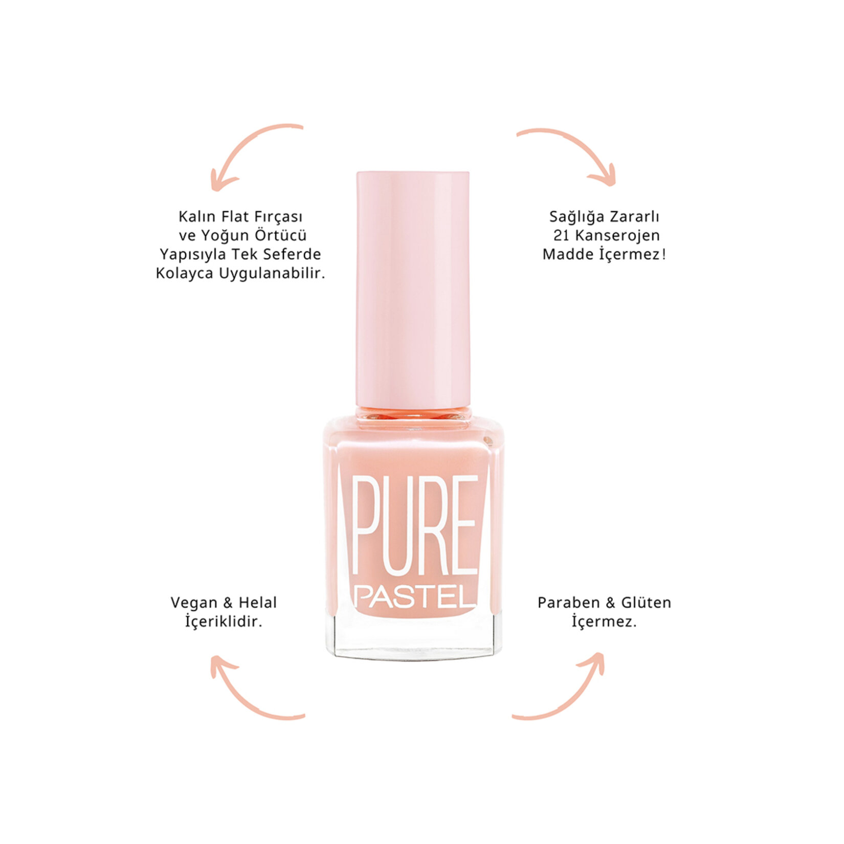 Pastel Pure Oje 613 - Görsel 2