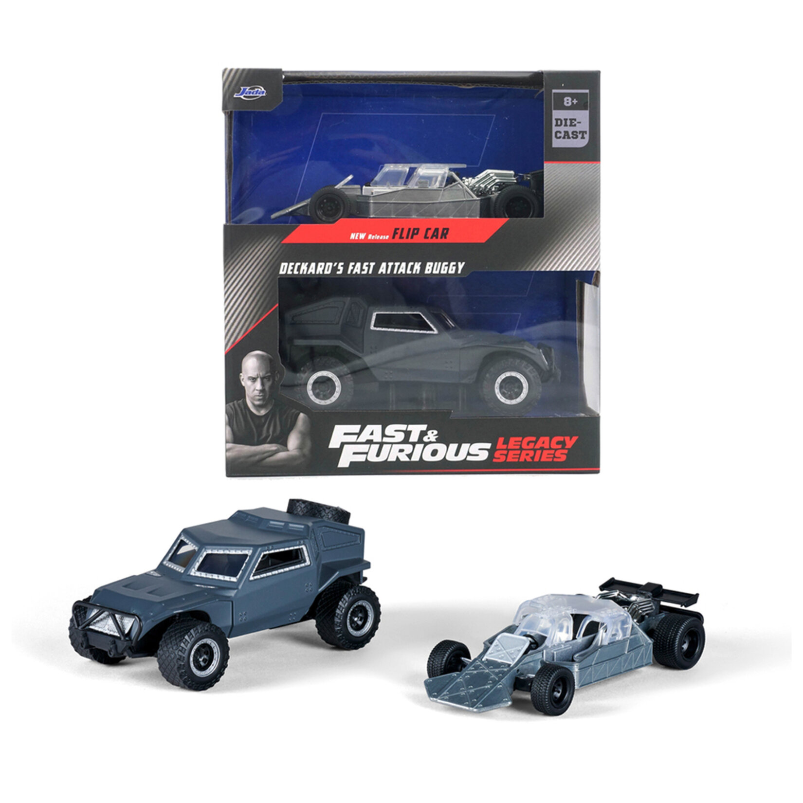Jada Hızlı & Öfkeli 2'li Paket flip Car 1:32 Buggy