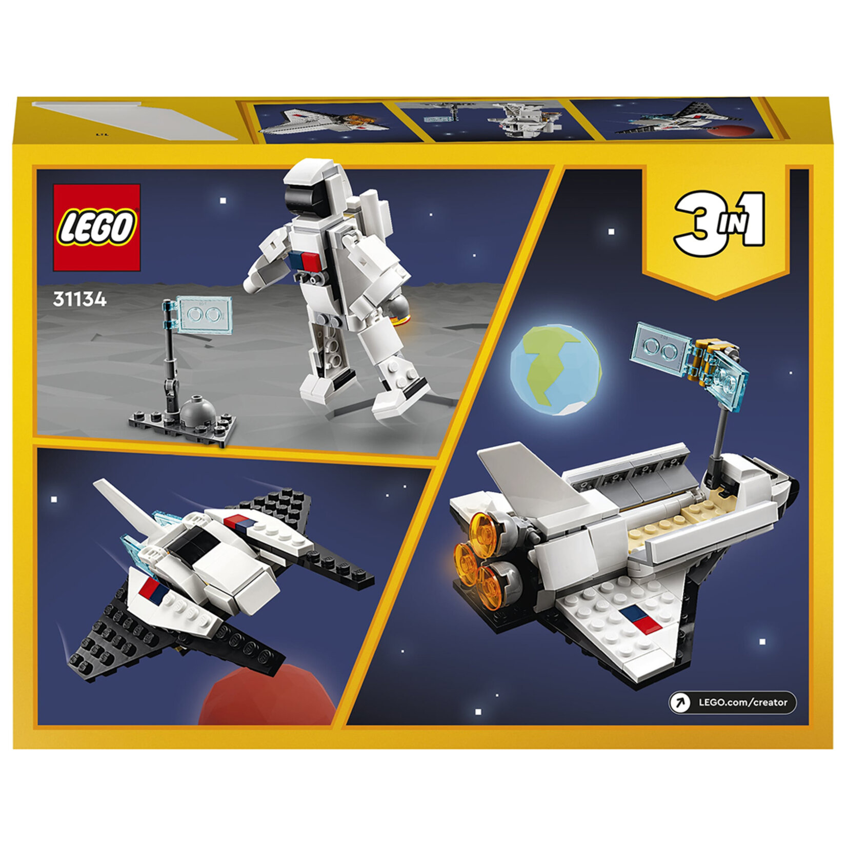 Lego Creator 31134 Uzay Mekiği 6+ Yaş 144 Parça - Görsel 2