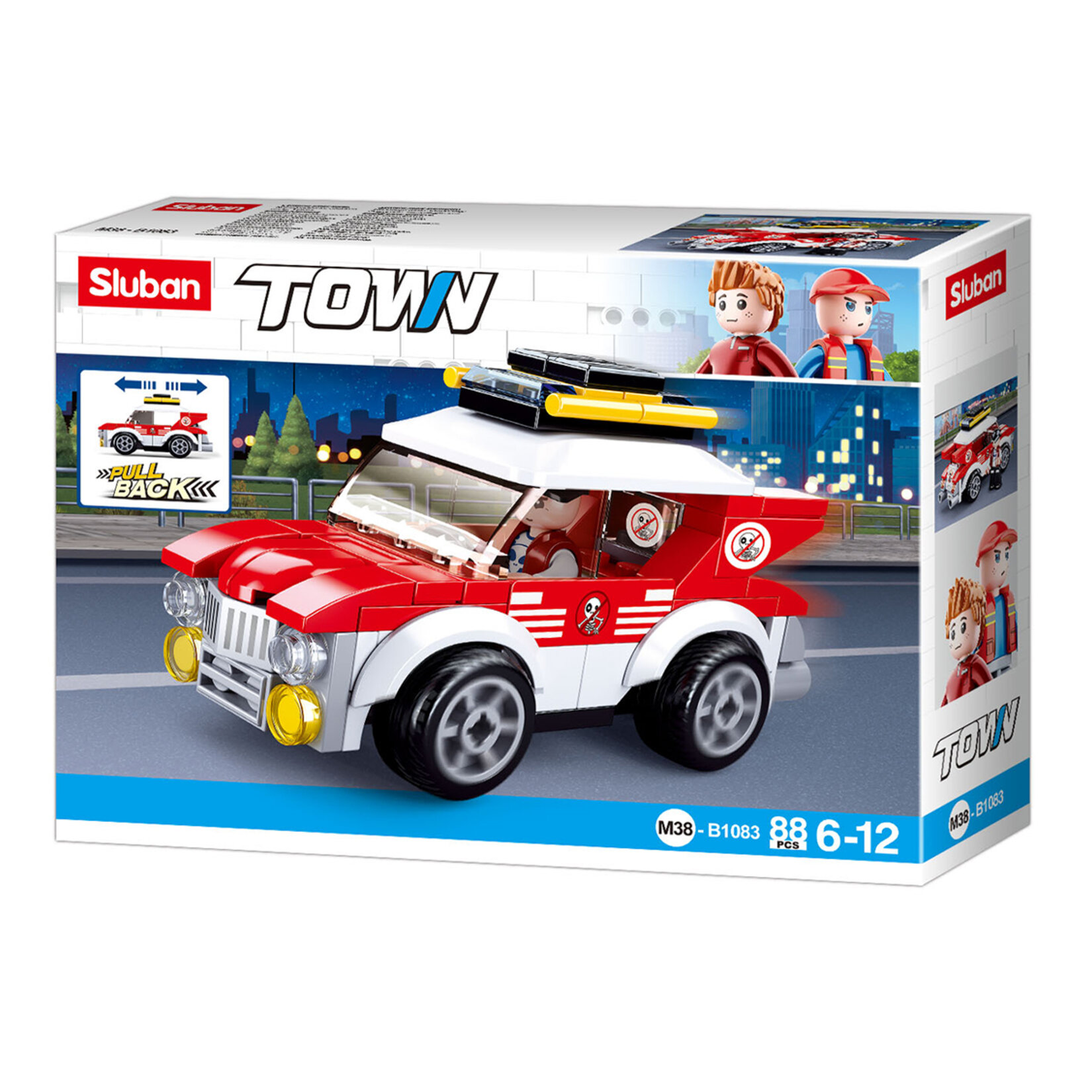 Sluban Town Snowfield Rescue – Set Spazzaneve Con Istruzioni A Colori, Giocattolo Da Costruzione Per Bambini - 3